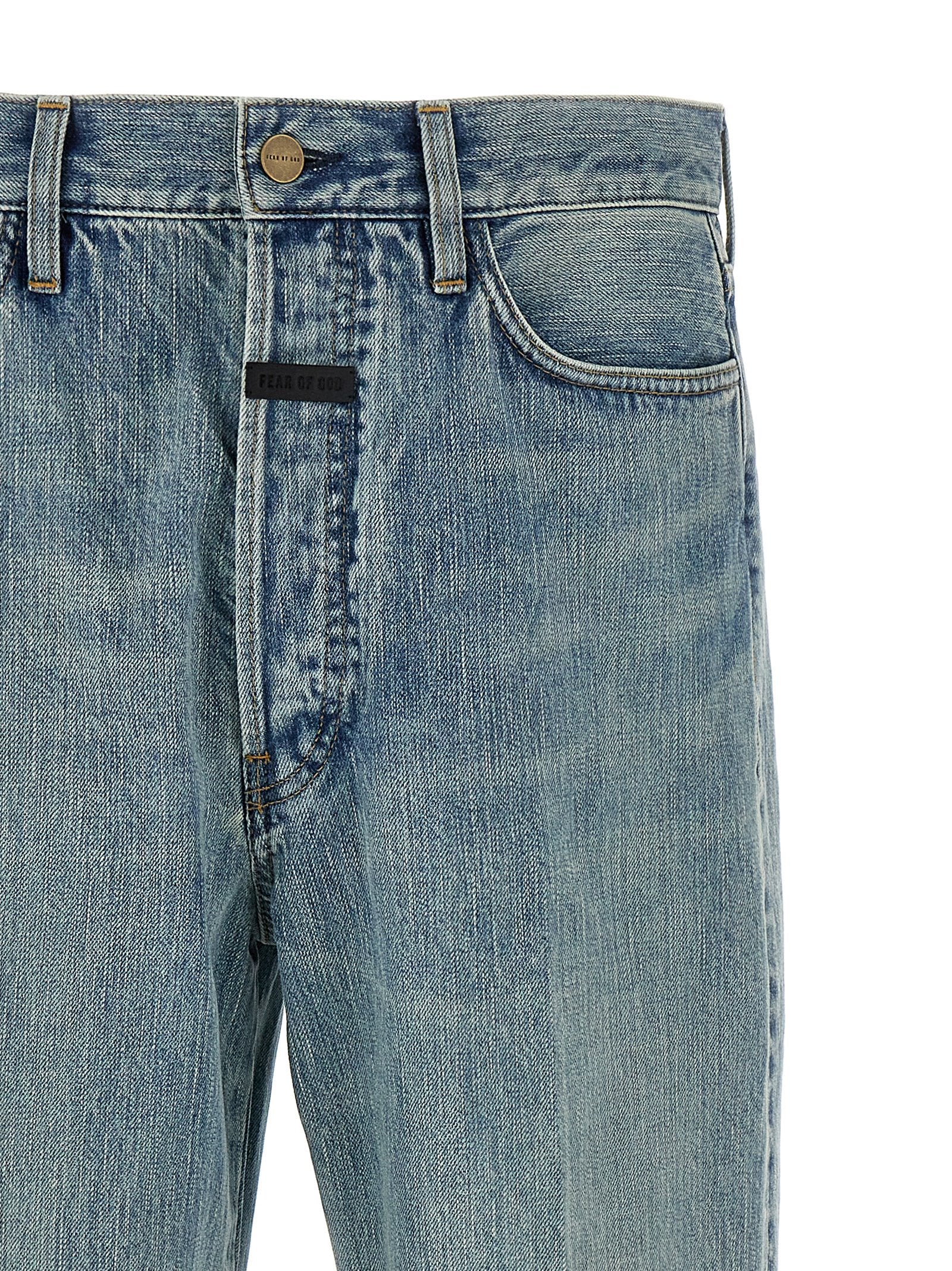 Fear Of God Blue Cotton Jeans Denim Fear Of God