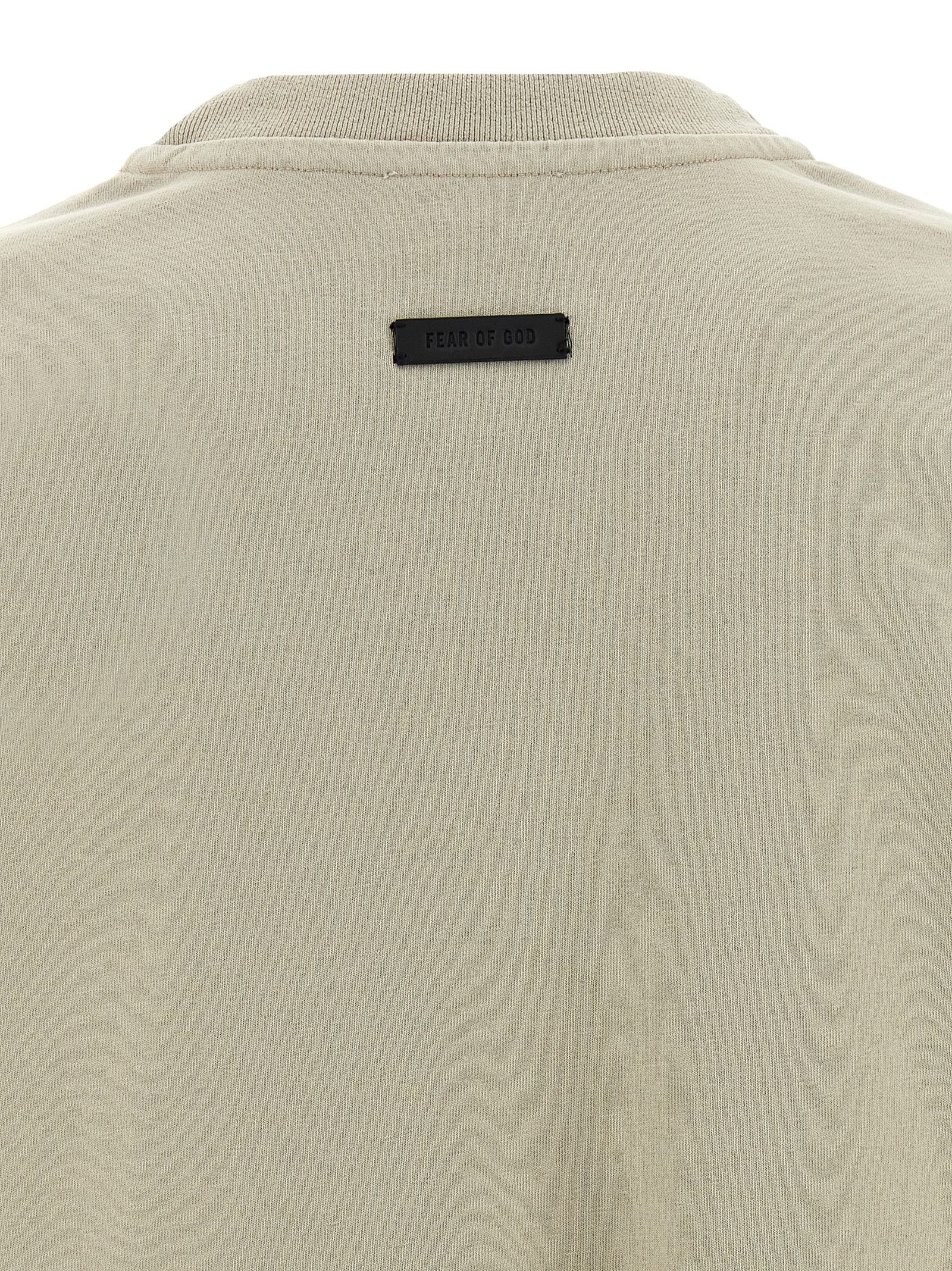 Fear Of God Gray Cotton T-Shirt Fear Of God