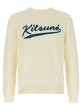 Maison Kitsuné White Cotton Cardigan Maison Kitsuné