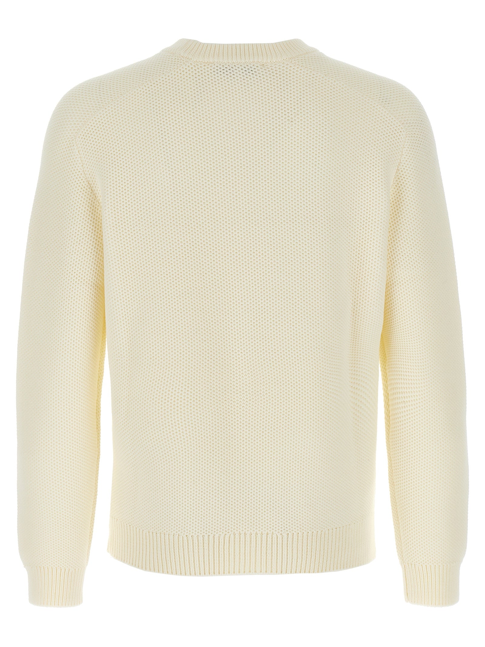Maison Kitsuné White Cotton Cardigan Maison Kitsuné