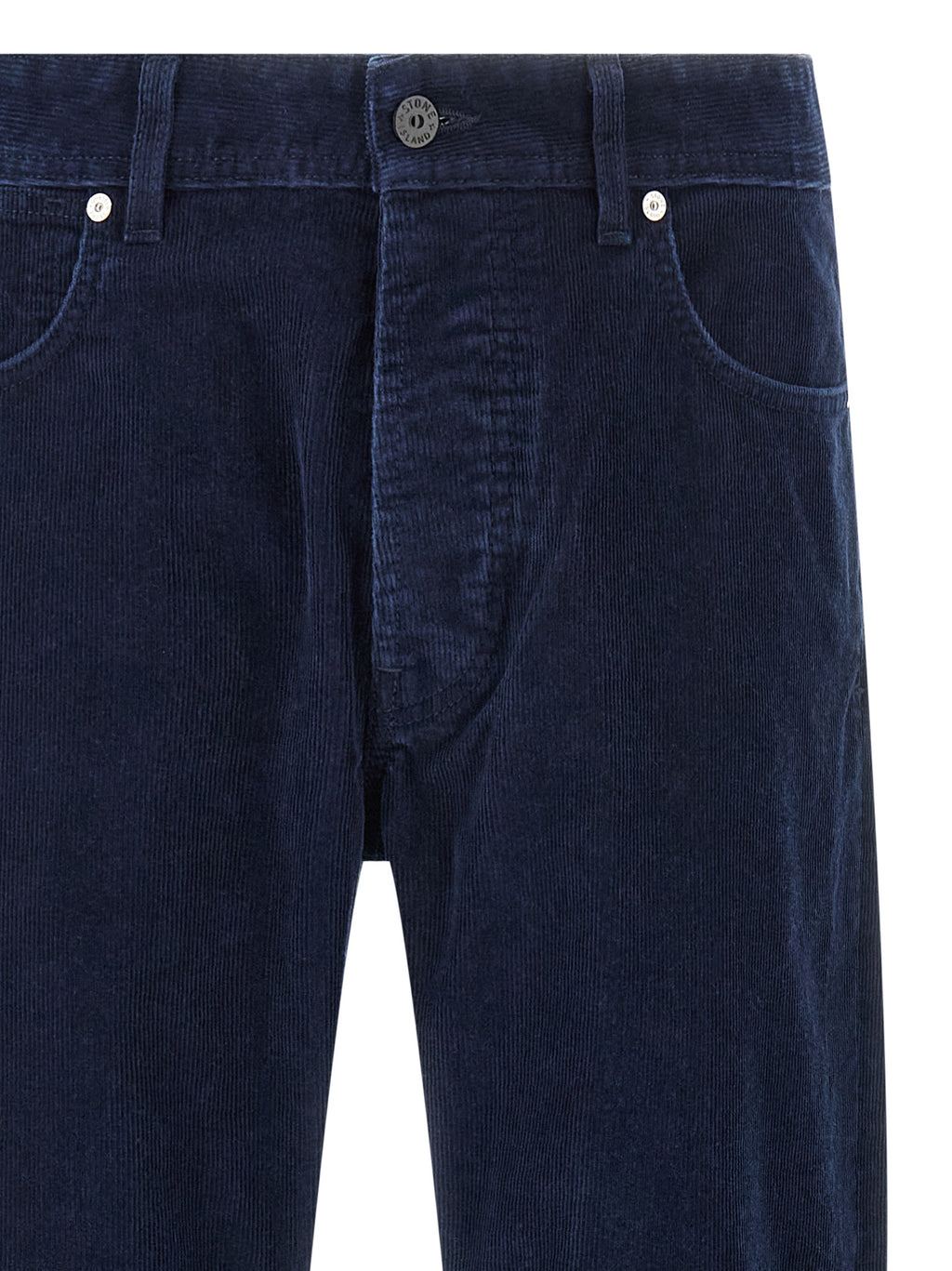 Stone Island Blue Cotton Casual Pants Stone Island