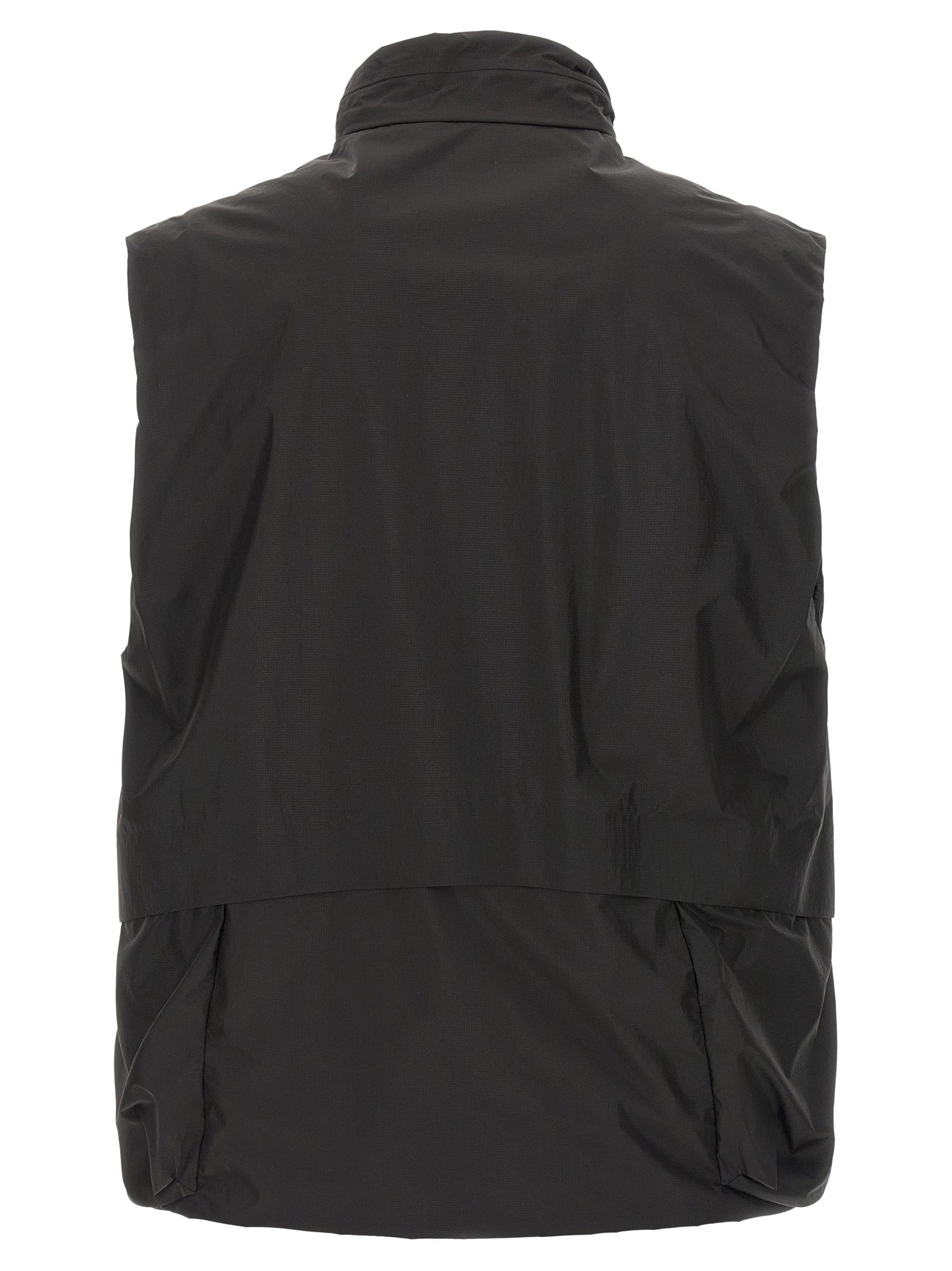 C.P. Company Black Polyamide Sleeveless Jacket C.P. Company