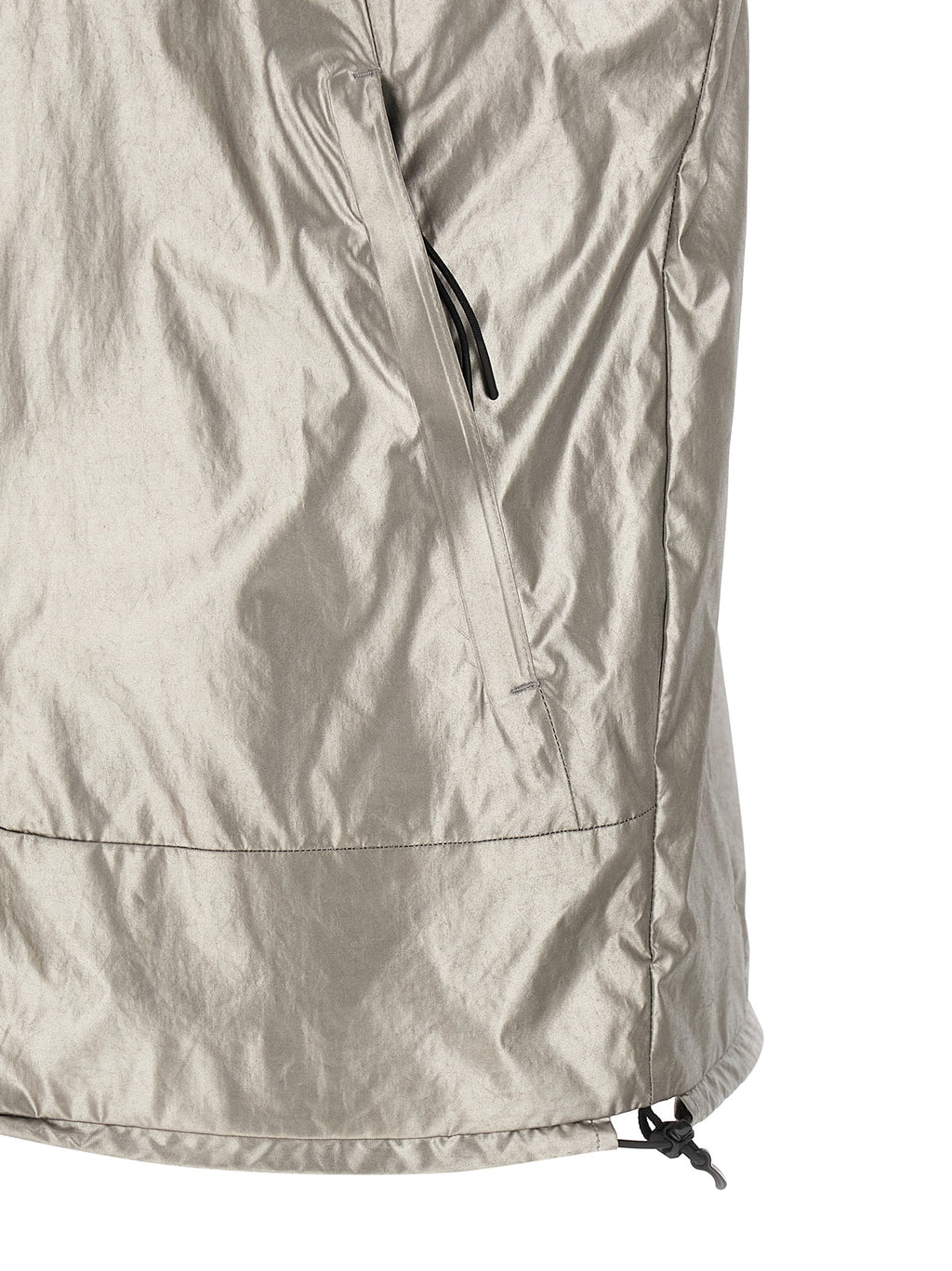 C.P. Company Silver Polyester Sleeveless Jacket C.P. Company