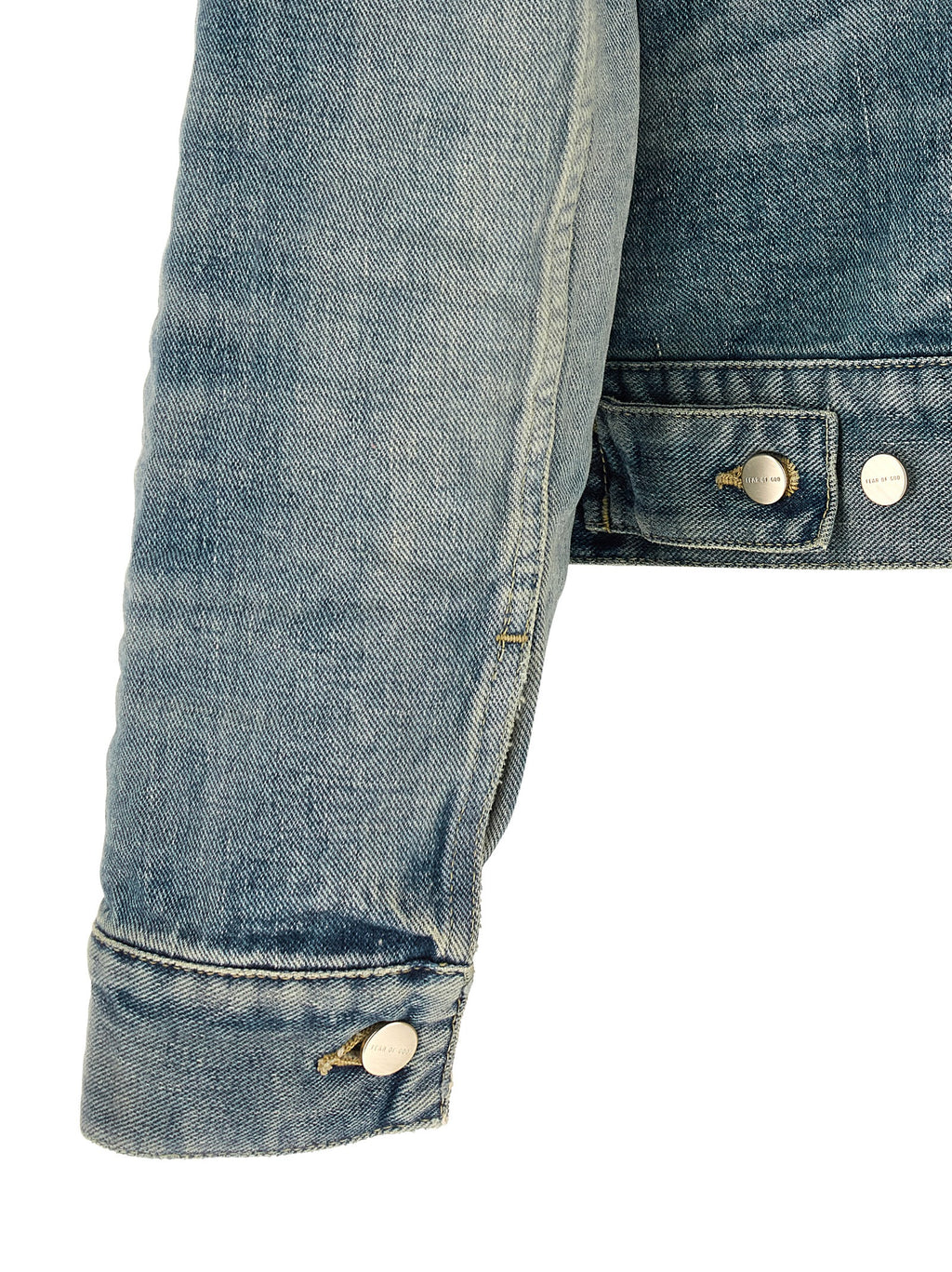 Fear Of God Blue Cotton Denim Jacket Fear Of God