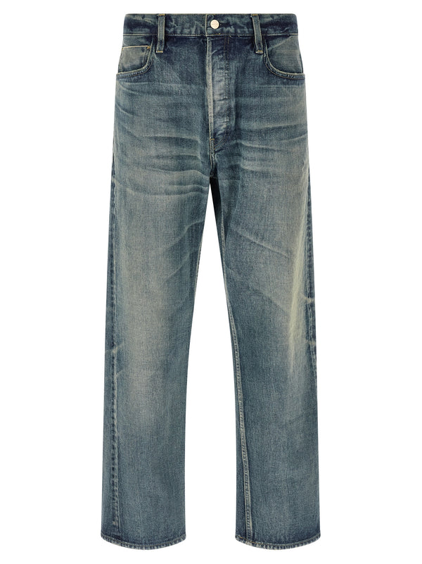 Fear Of God Blue Cotton Straight-Leg Jeans Fear Of God
