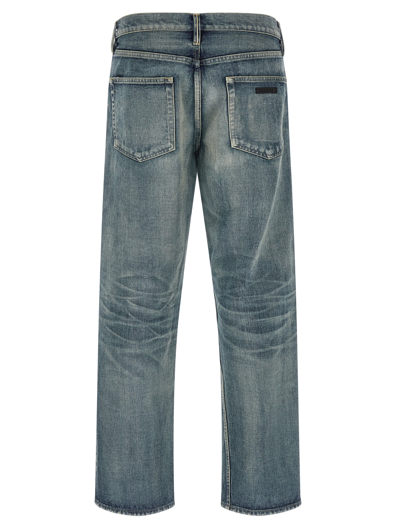 Fear Of God Blue Cotton Straight-Leg Jeans Fear Of God