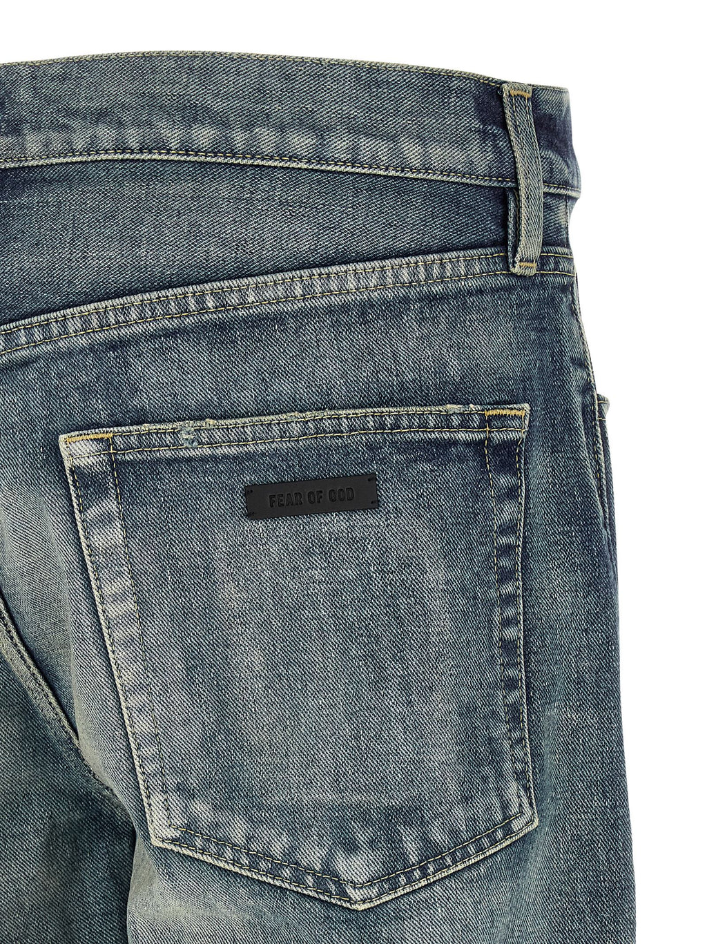 Fear Of God Blue Cotton Straight-Leg Jeans Fear Of God