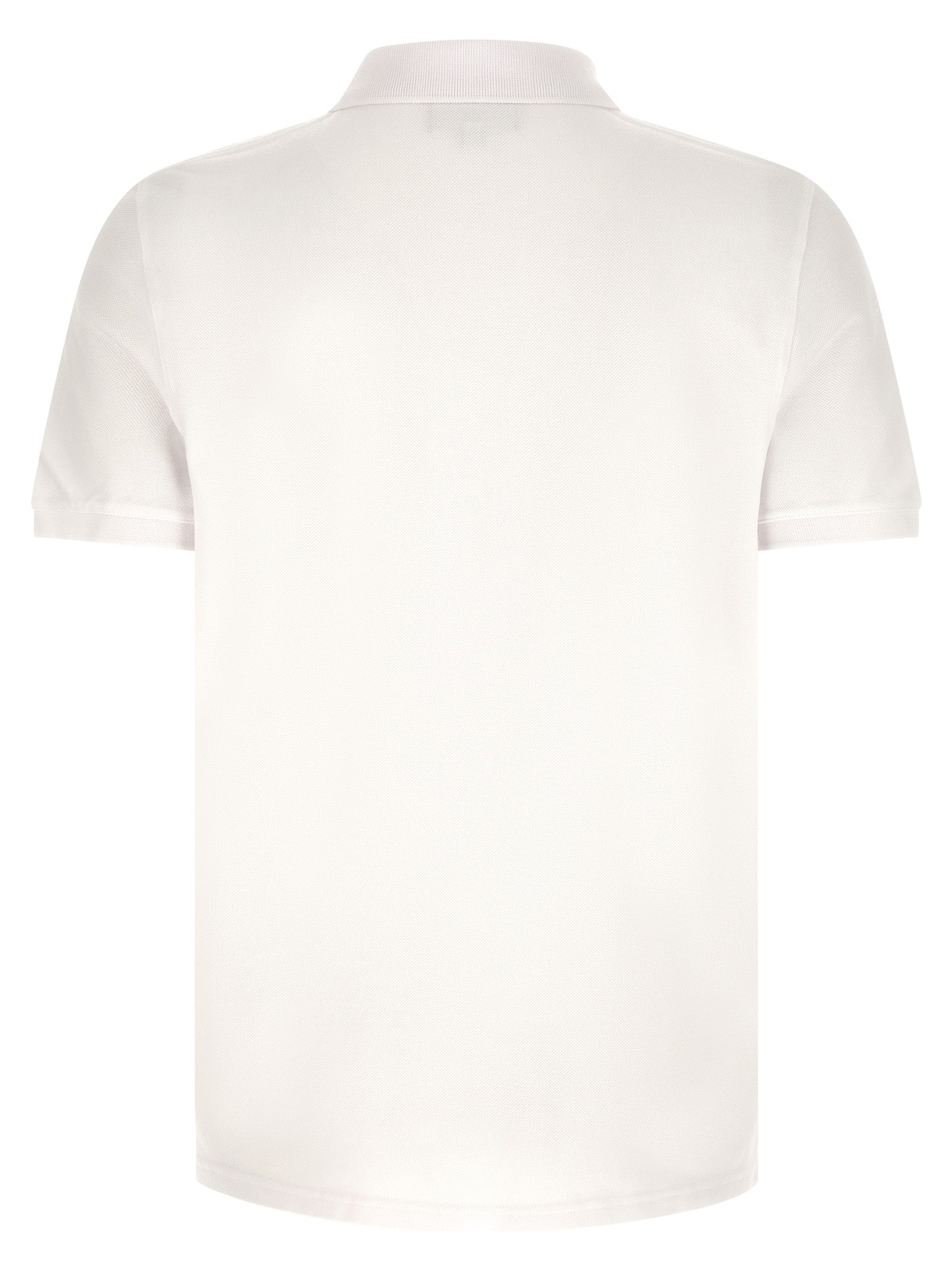 Maison Kitsuné White Cotton Polo Shirt Maison Kitsuné