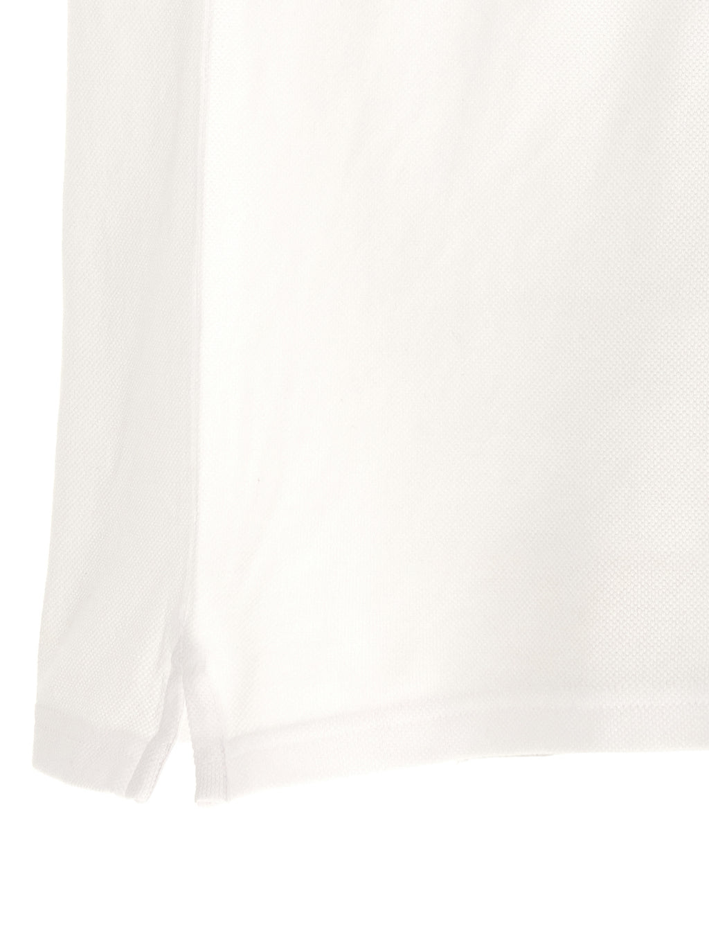 Maison Kitsuné White Cotton Polo Shirt Maison Kitsuné