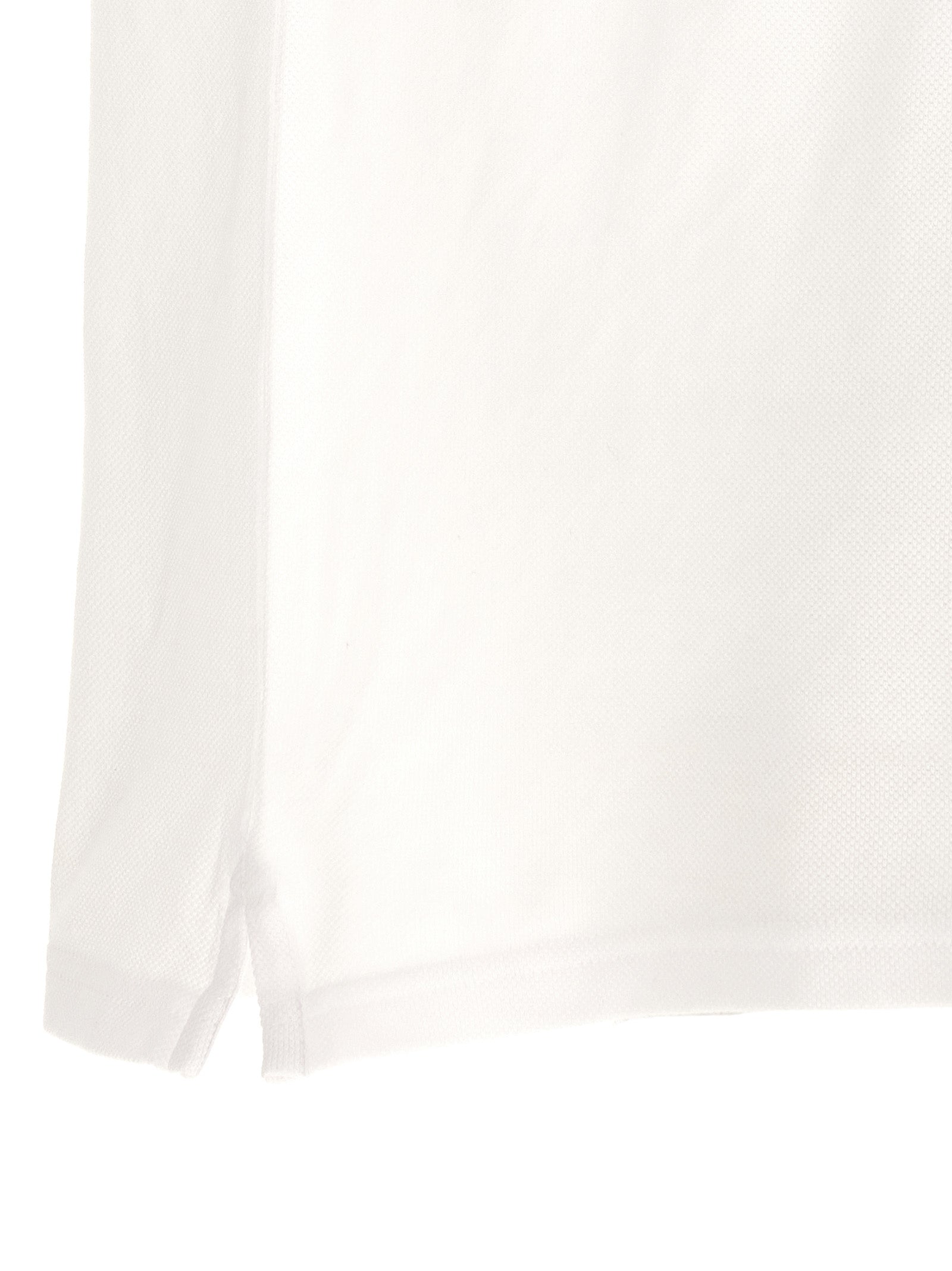 Maison Kitsuné White Cotton Polo Shirt Maison Kitsuné