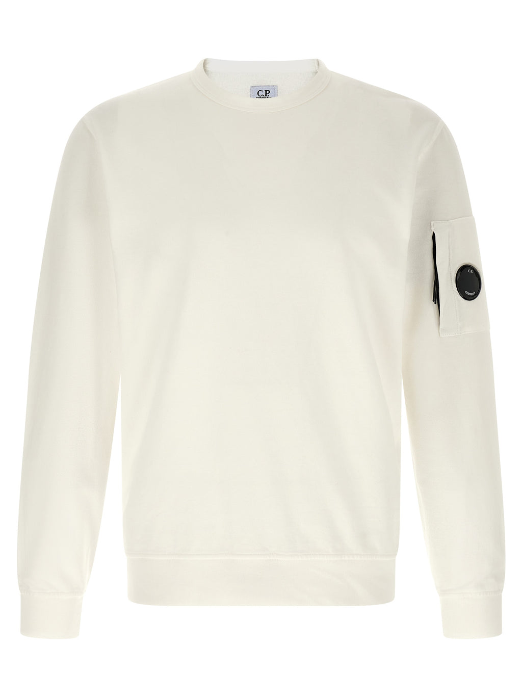 C.P. Company White Cotton Sweatshirt C.P. Company