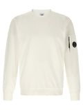 C.P. Company White Cotton Sweatshirt C.P. Company