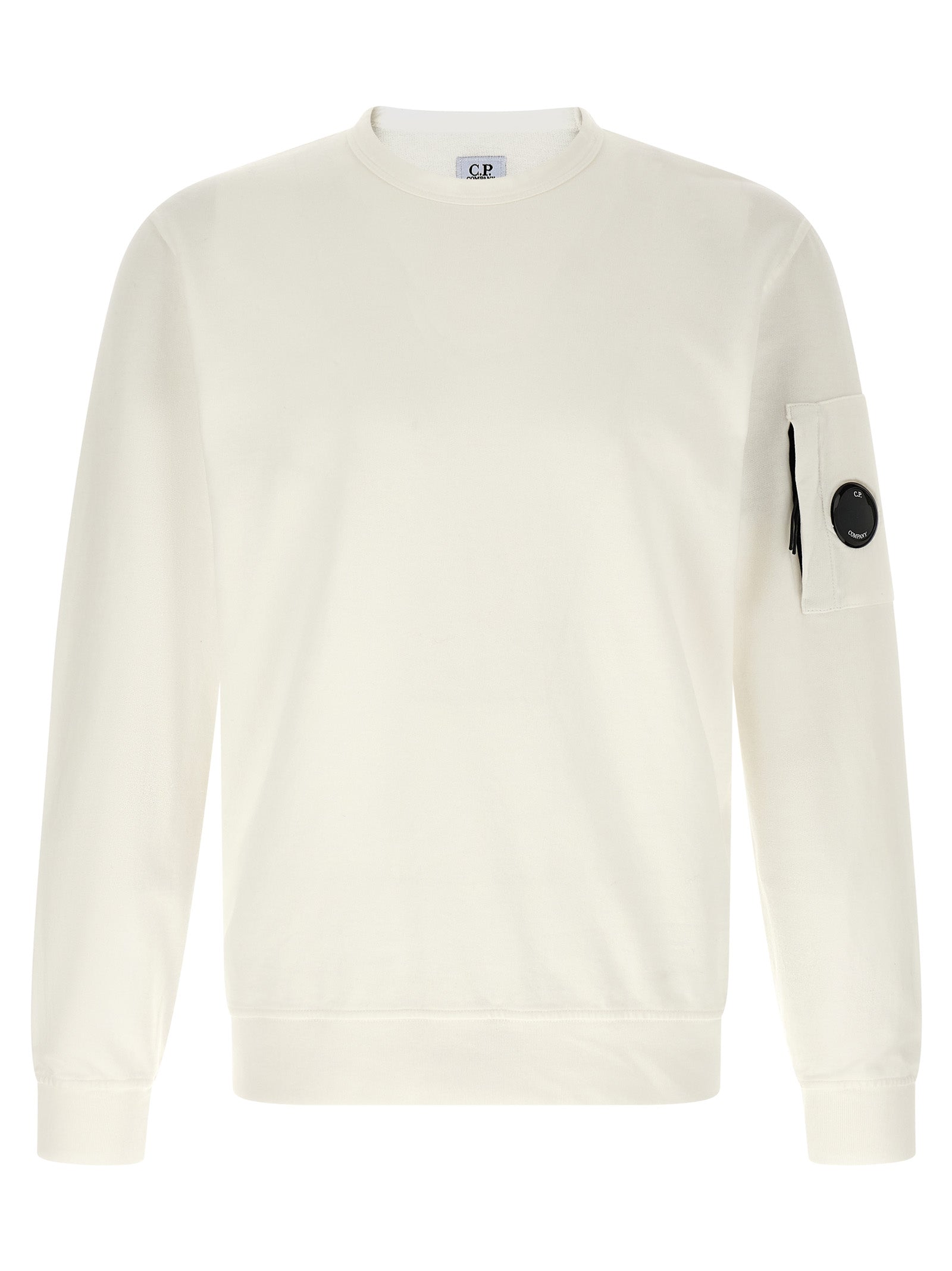 C.P. Company White Cotton Sweatshirt C.P. Company