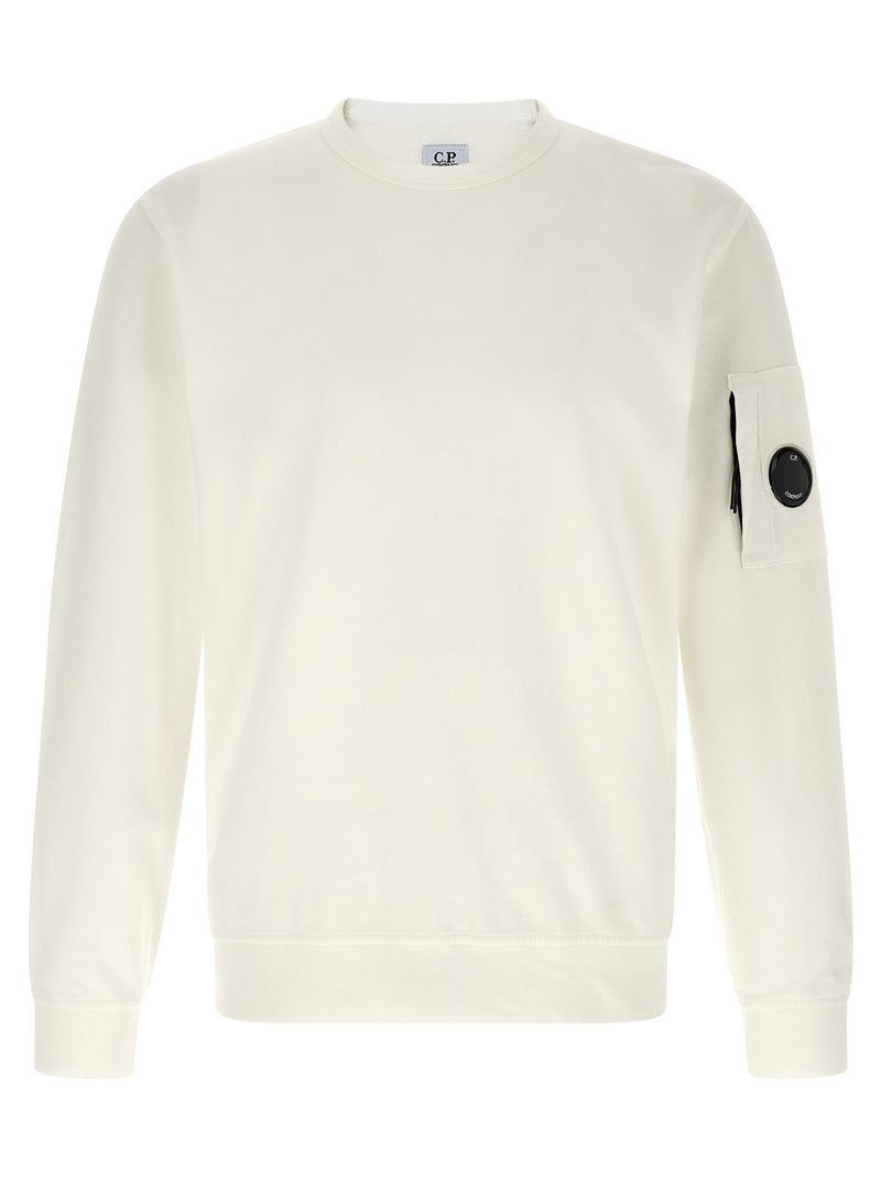 C.P. Company White Cotton Sweatshirt C.P. Company
