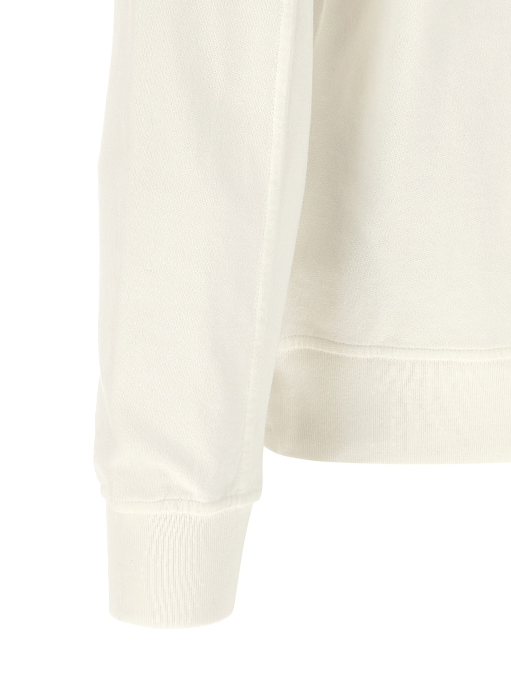 C.P. Company White Cotton Sweatshirt C.P. Company