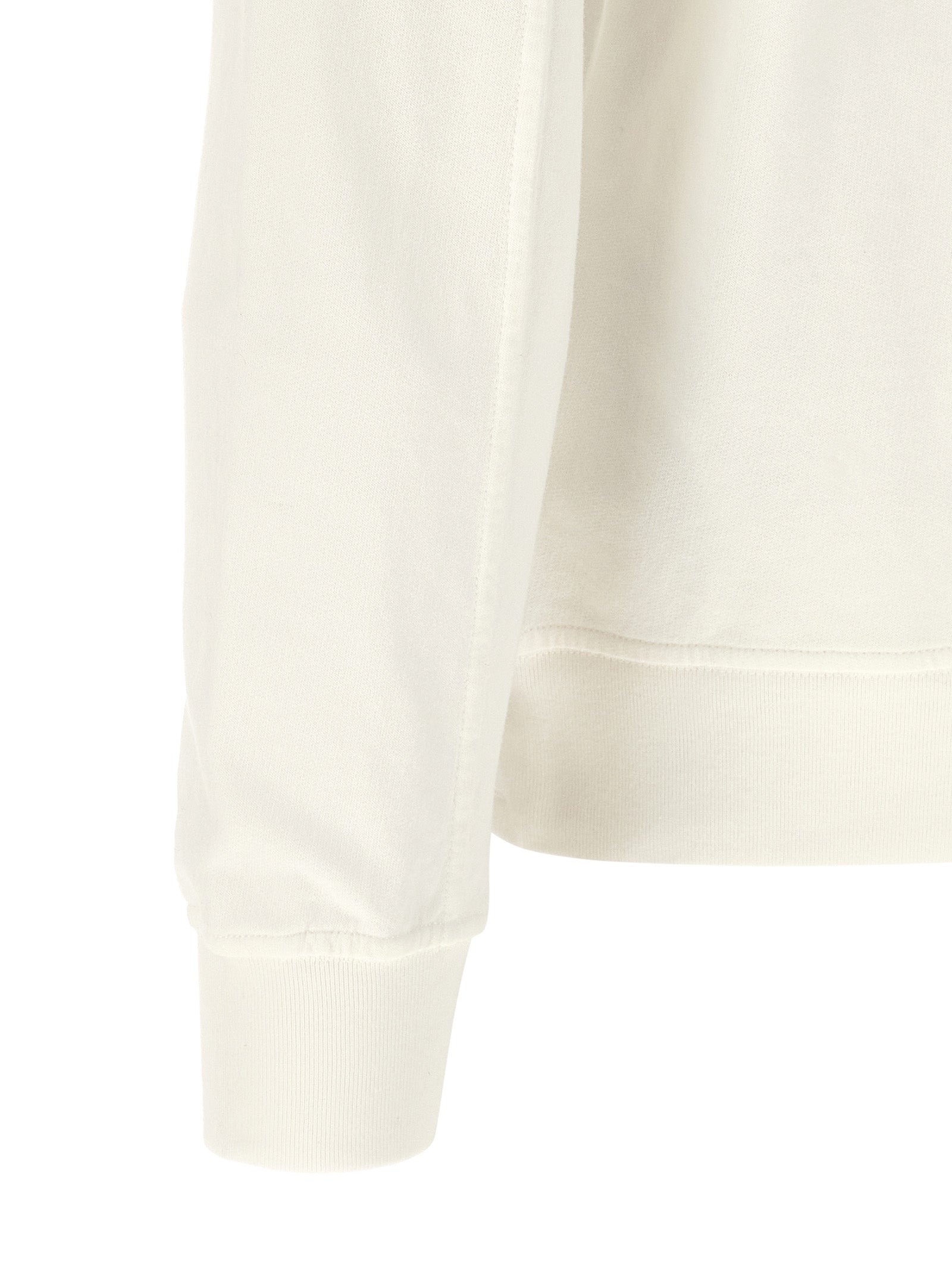 C.P. Company White Cotton Sweatshirt C.P. Company