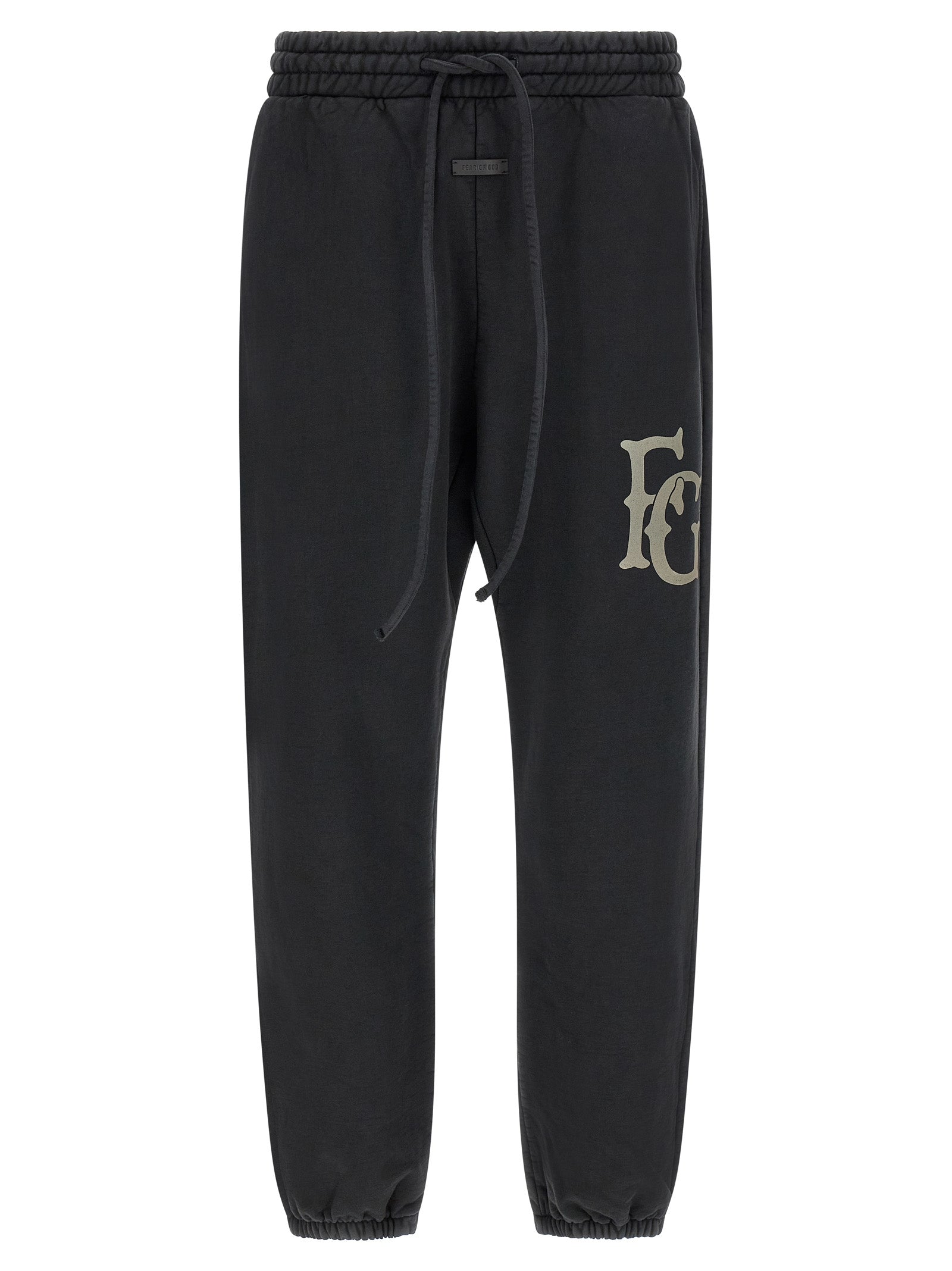 Fear Of God Black Cotton Joggers (Workout Pants) Fear Of God