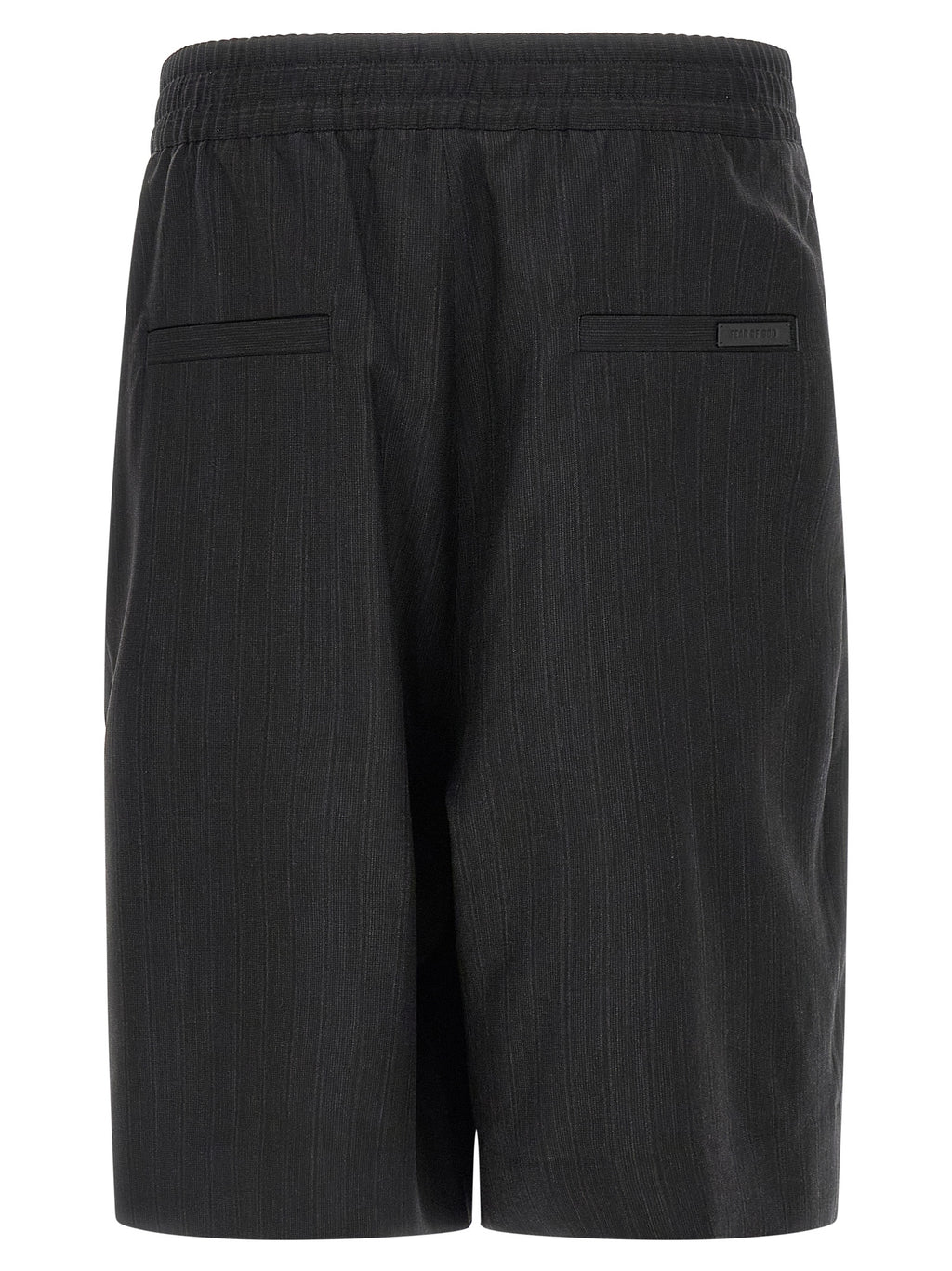 Fear Of God Black Virgin Wool Bermuda Shorts Fear Of God