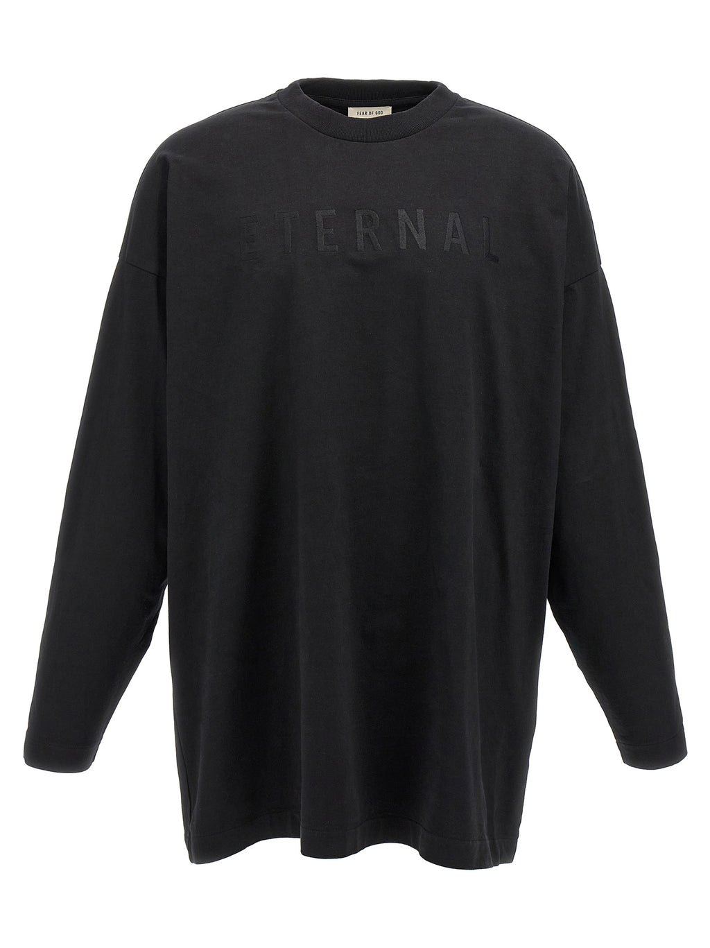 Fear of God Black Cotton T-Shirt Fear of God