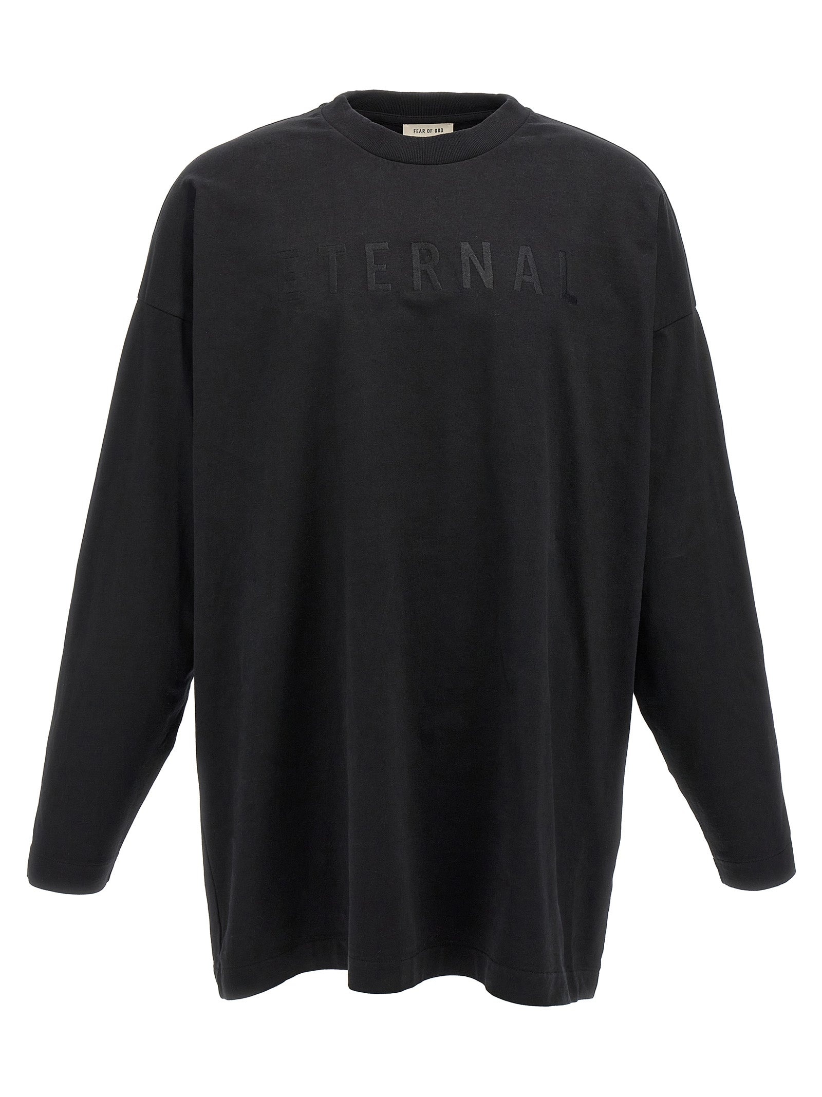 Fear of God Black Cotton T-Shirt Fear of God