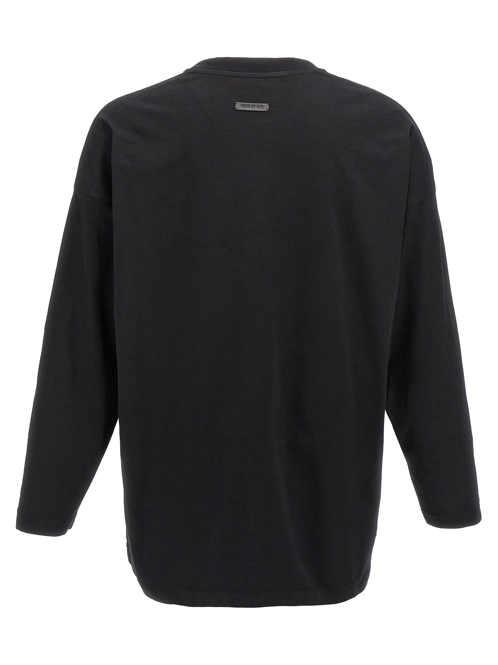 Fear of God Black Cotton T-Shirt Fear of God