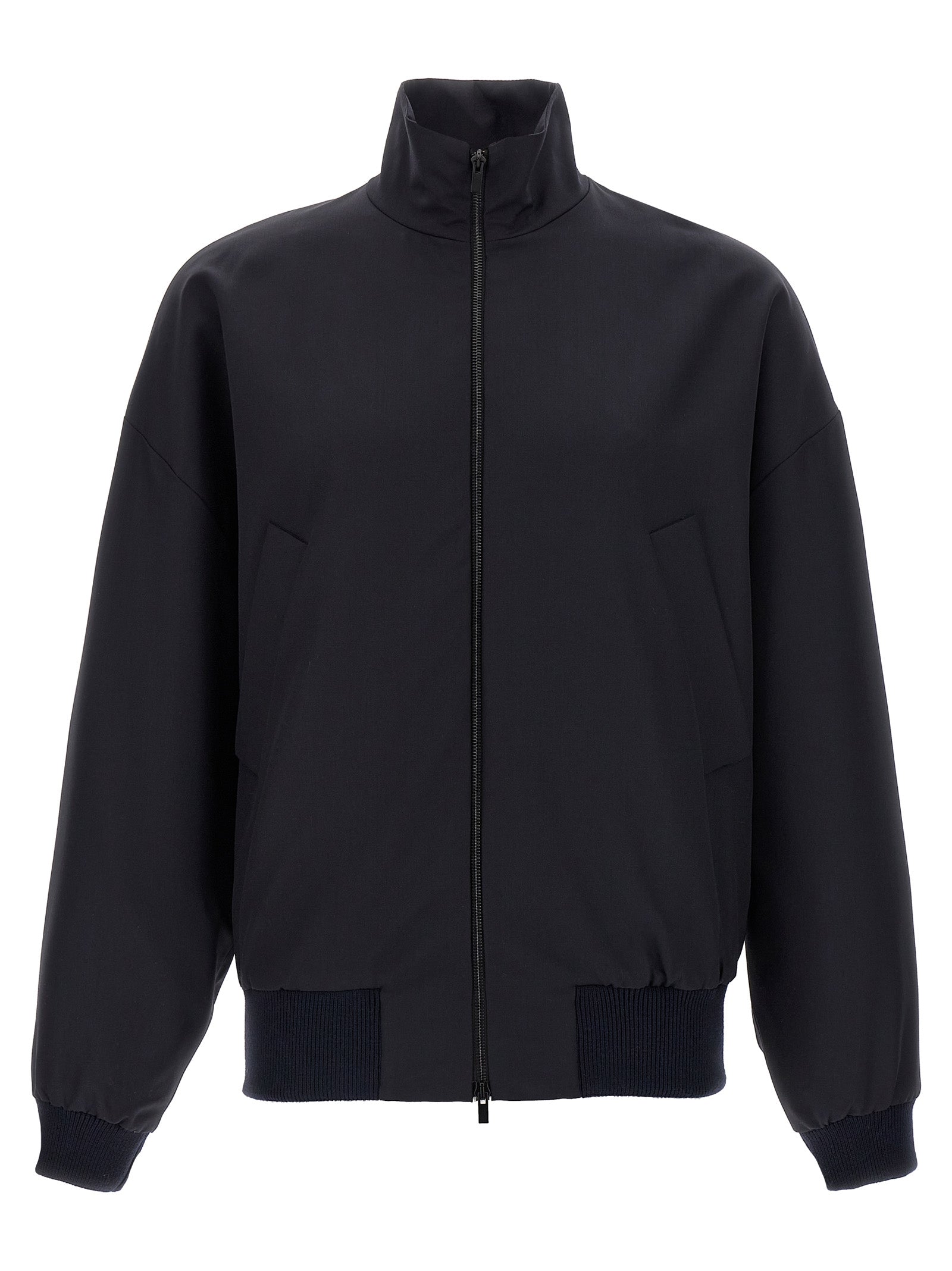 Fear of God Blue Virgin Wool Full-Length Jacket Fear of God