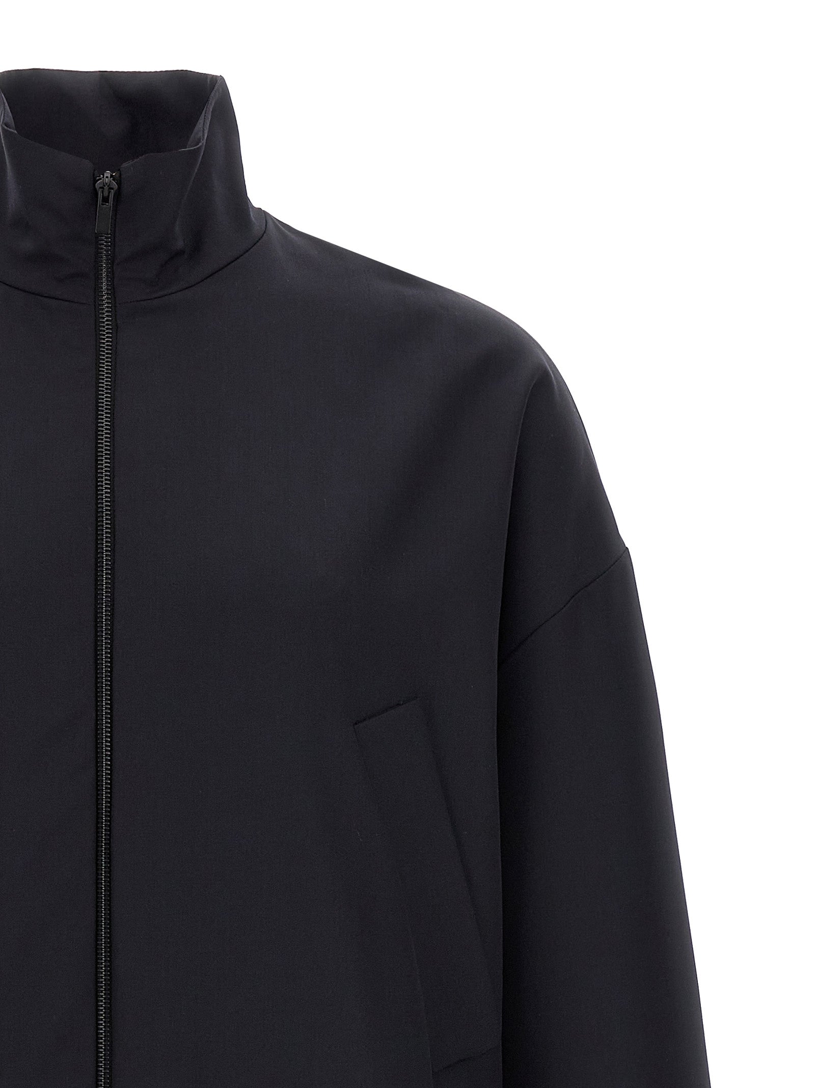 Fear of God Blue Virgin Wool Full-Length Jacket Fear of God