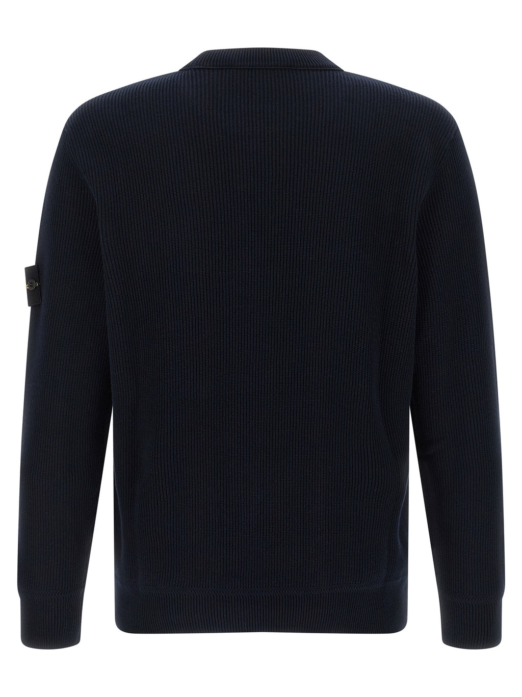 Stone Island Blue Cotton Cardigan Stone Island