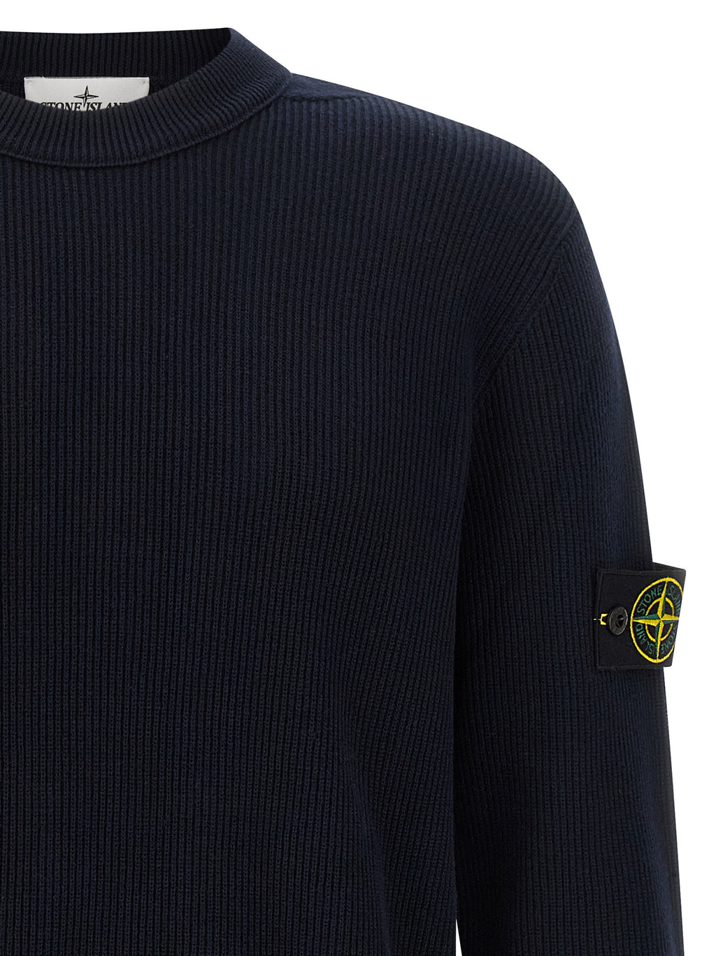 Stone Island Blue Cotton Cardigan Stone Island