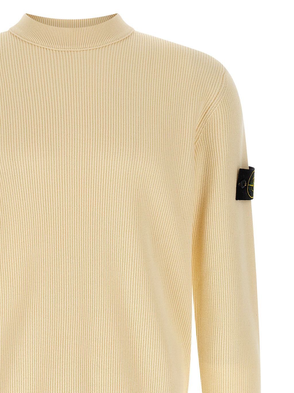 Stone Island Beige Cotton Cardigan Stone Island