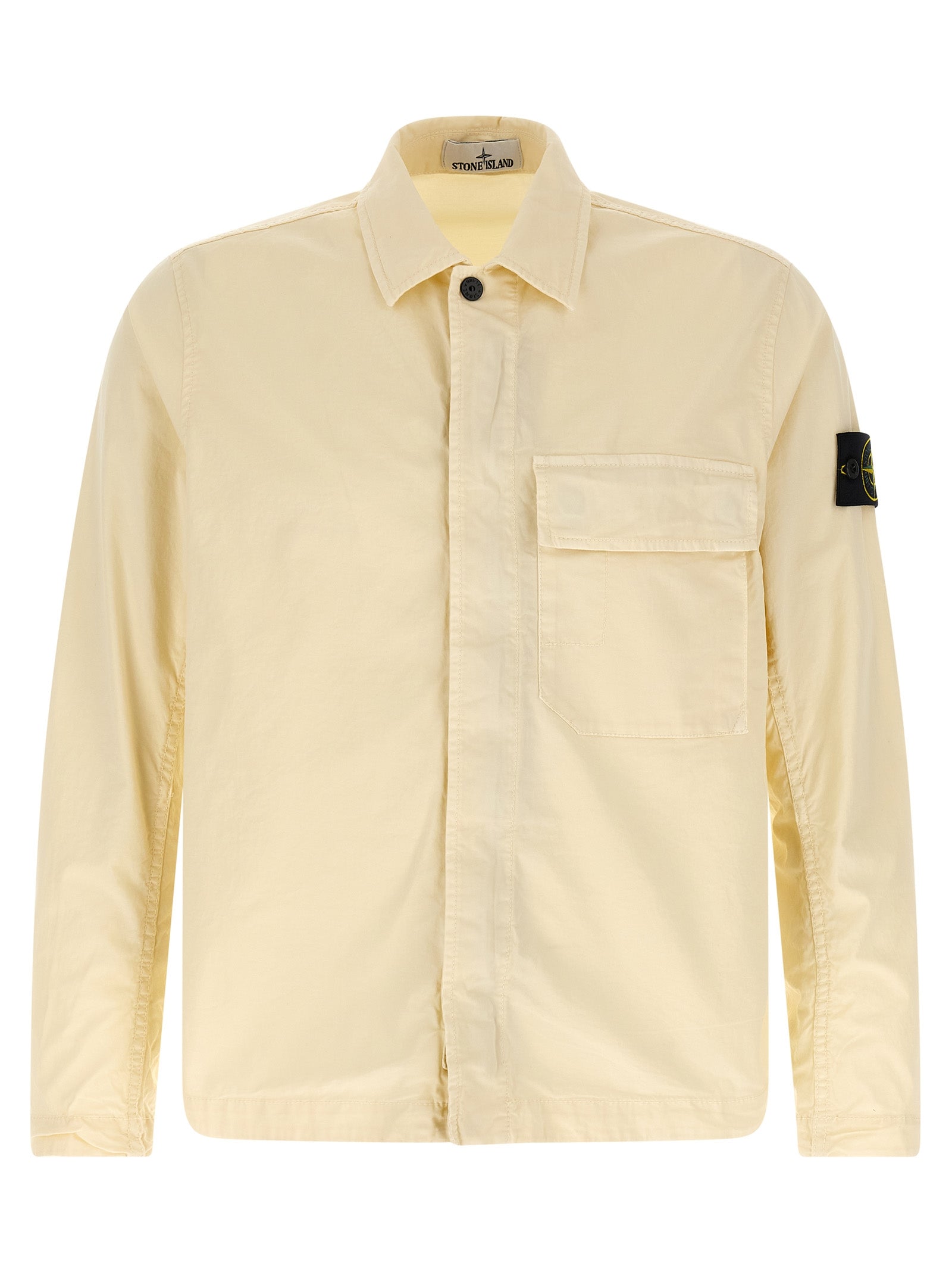 Stone Island Beige Cotton Blouse Stone Island