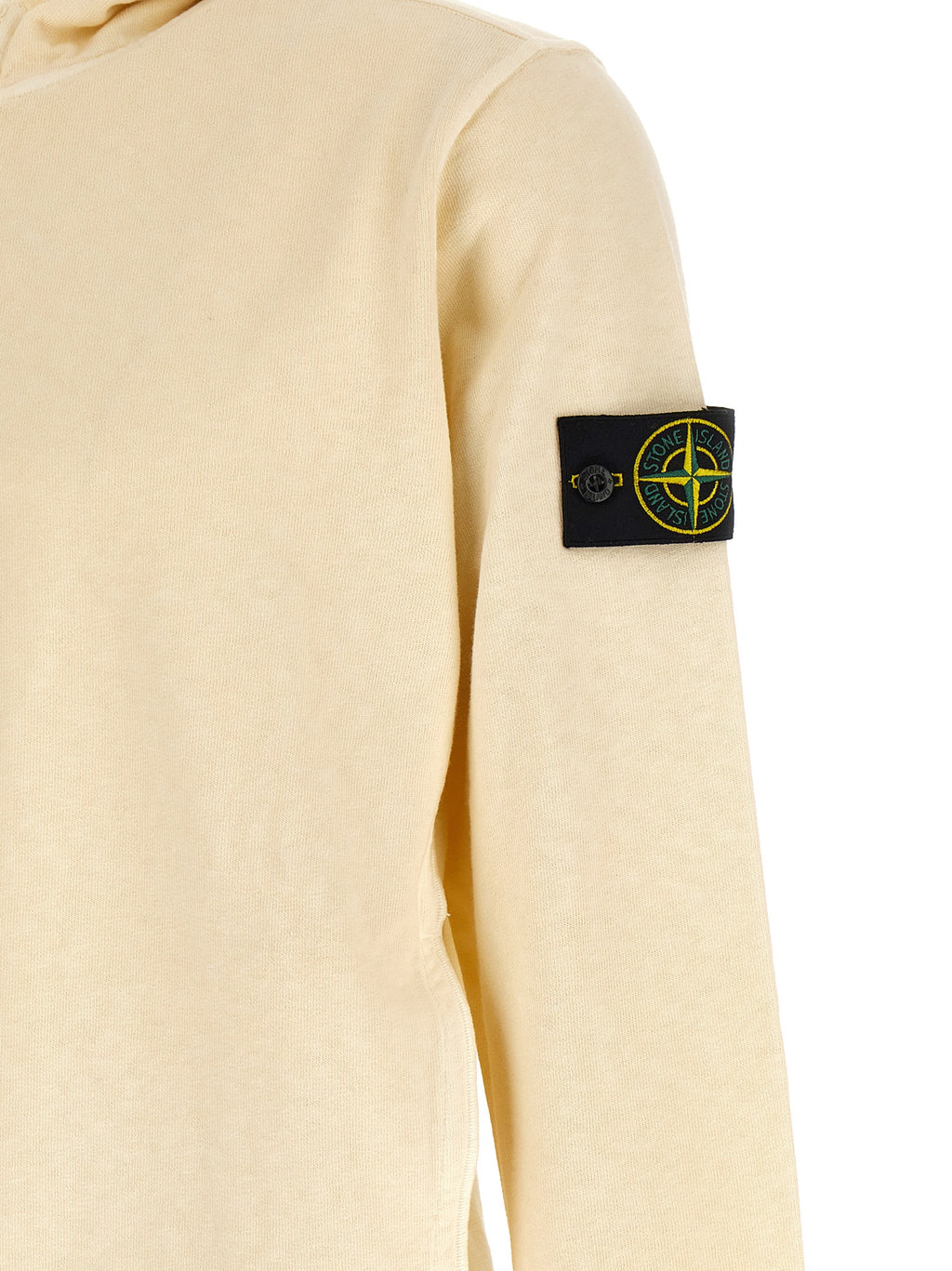 Stone Island Beige Cotton Sweatshirt Stone Island