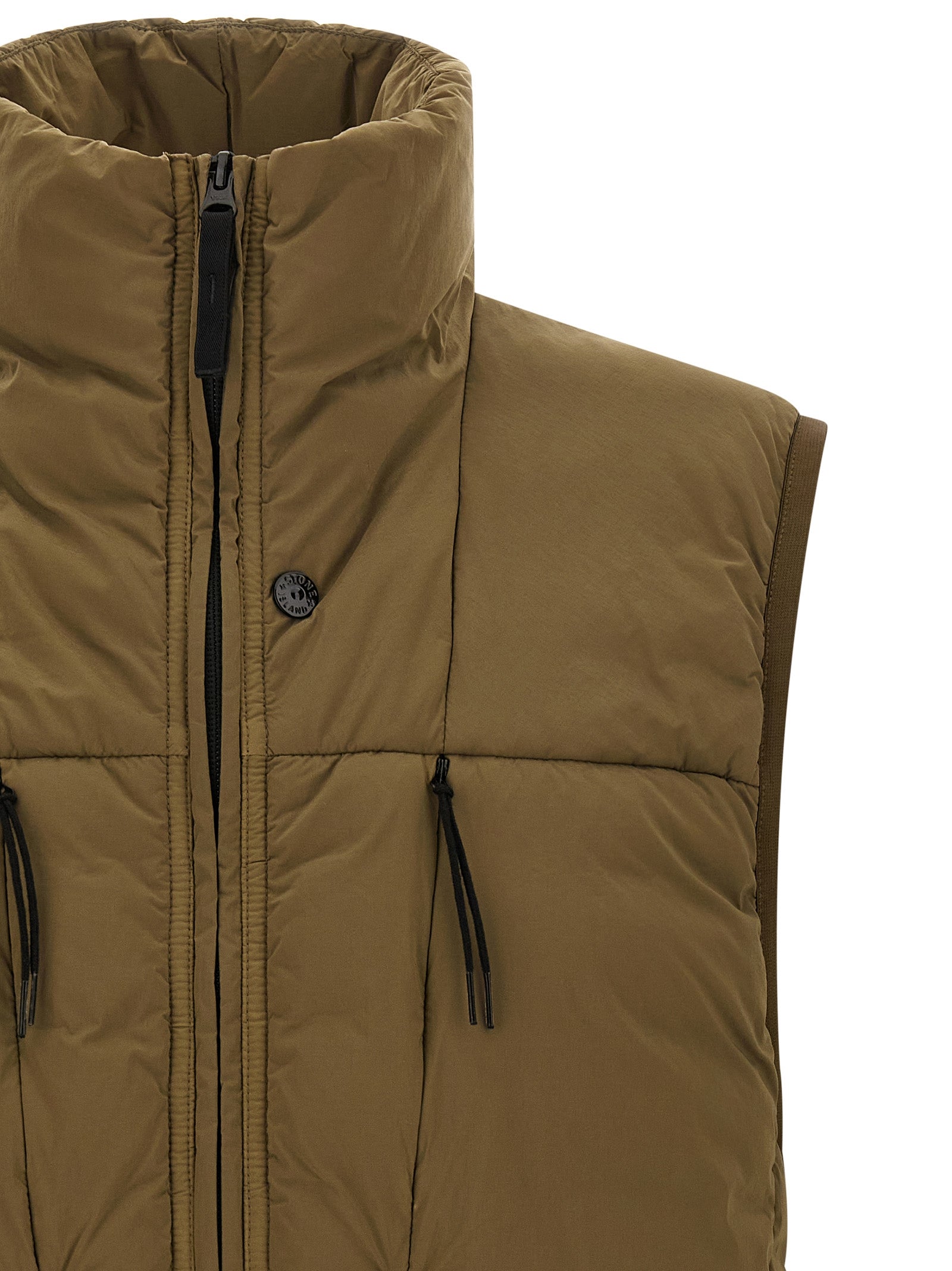 Stone Island Bicolor Polyamide Sleeveless Jacket Stone Island