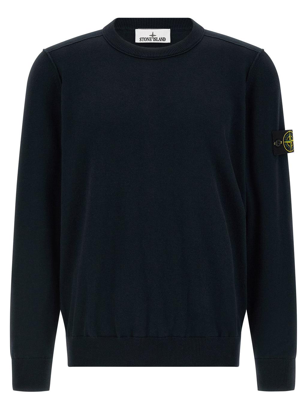 Stone Island Blue Cotton Cardigan Stone Island