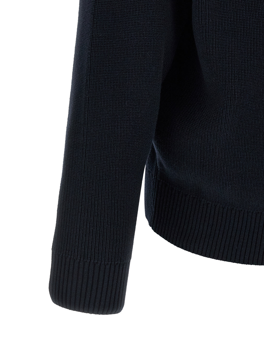 Stone Island Blue Cotton Cardigan Stone Island