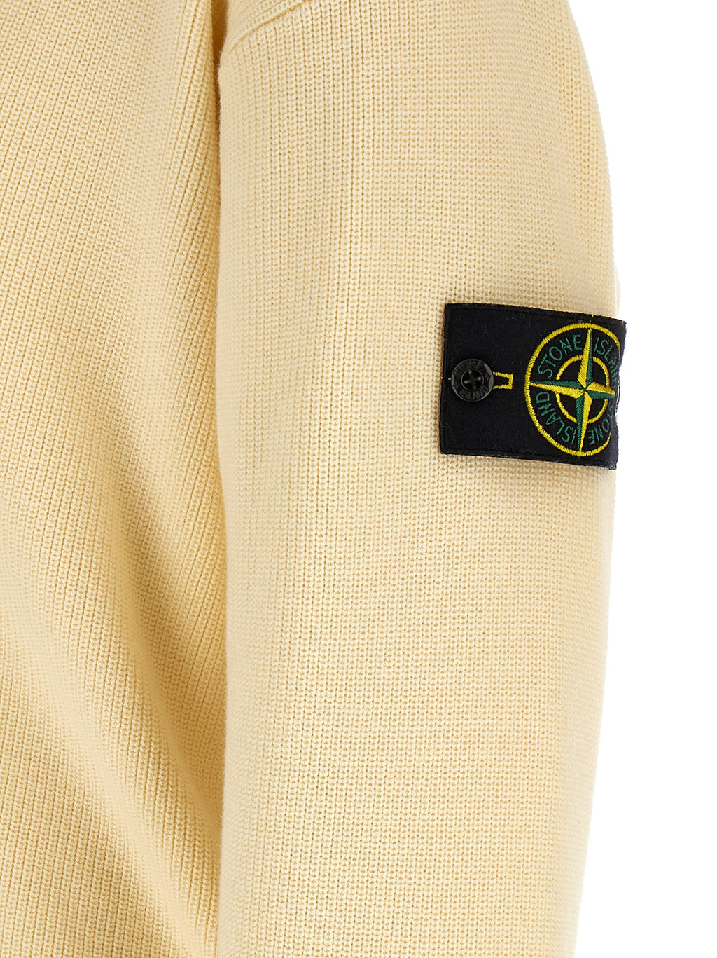 Stone Island Beige Cotton Cardigan Stone Island