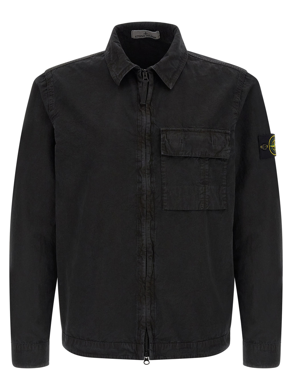 Stone Island Black Cotton Blouse Stone Island