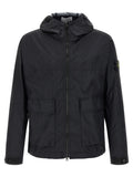 Stone Island Blue Polyamide Shell Jacket Stone Island