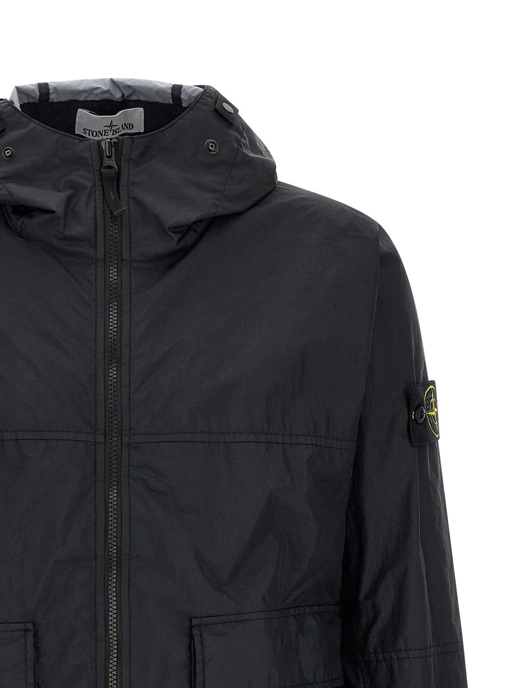 Stone Island Blue Polyamide Shell Jacket Stone Island