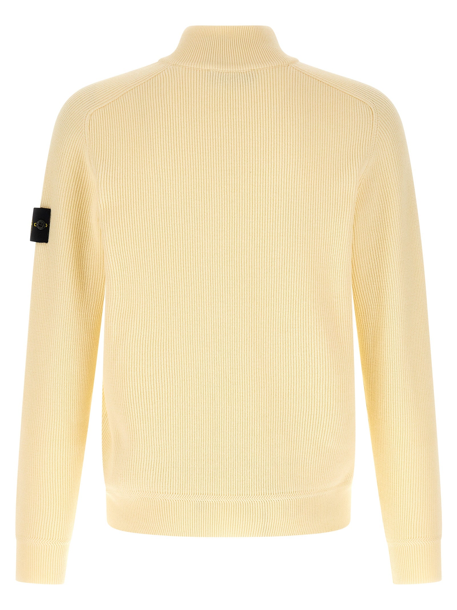 Stone Island Beige Cotton Cardigan Stone Island