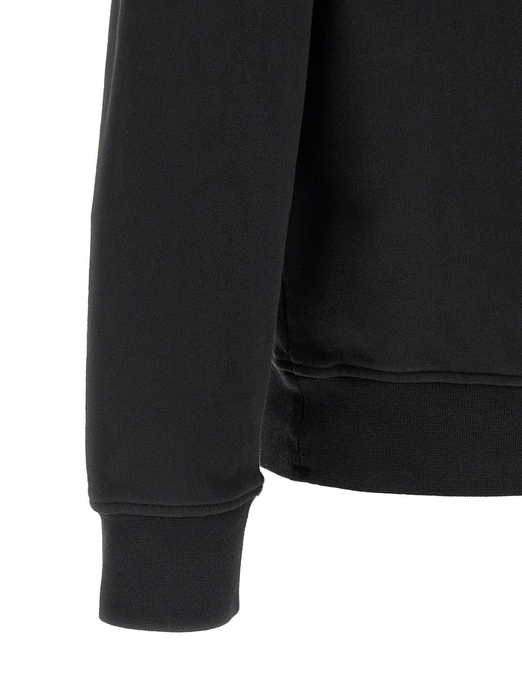 Stone Island Black Cotton Sweatshirt Stone Island