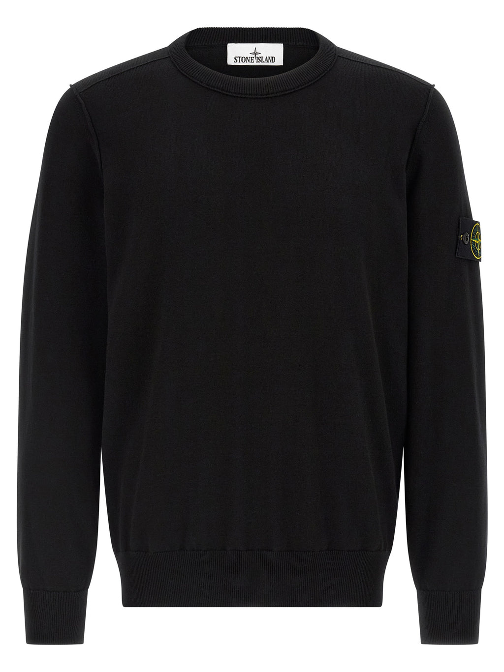 Stone Island Black Cotton Cardigan Stone Island