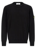Stone Island Black Cotton Cardigan Stone Island