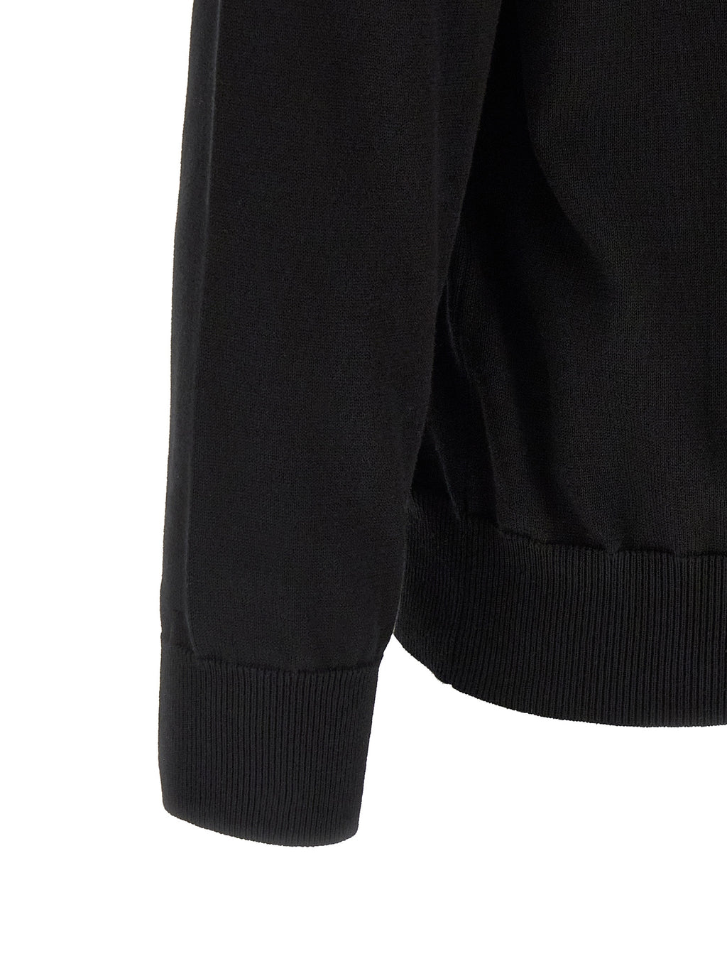 Stone Island Black Cotton Cardigan Stone Island