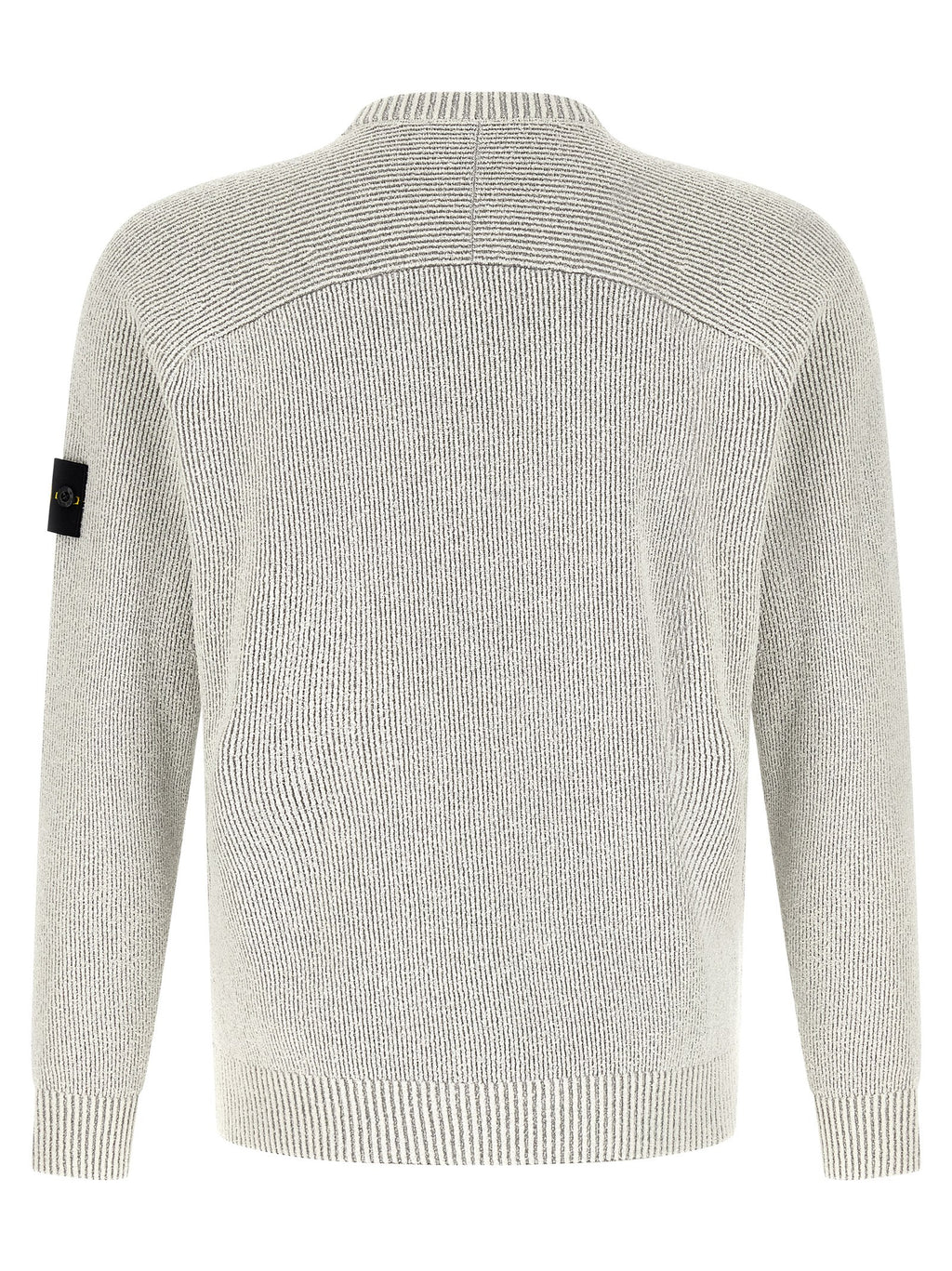 Stone Island Gray Cotton Cardigan Stone Island