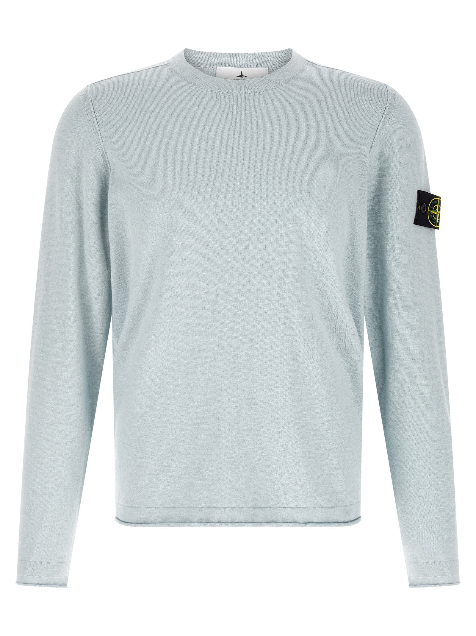 Stone Island Blue Cotton Cardigan Stone Island