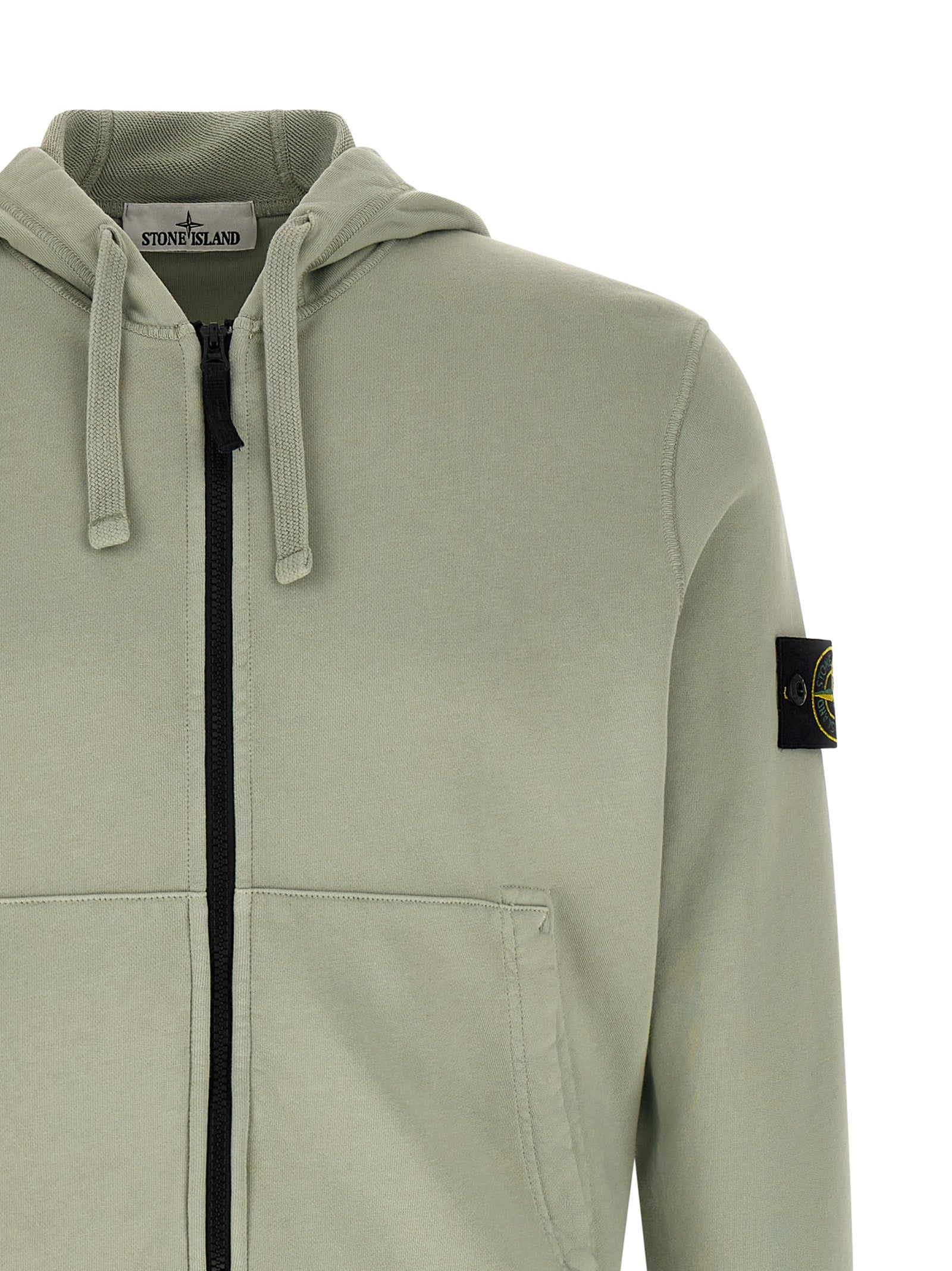 Stone Island Bicolor Cotton Sweatshirt Stone Island