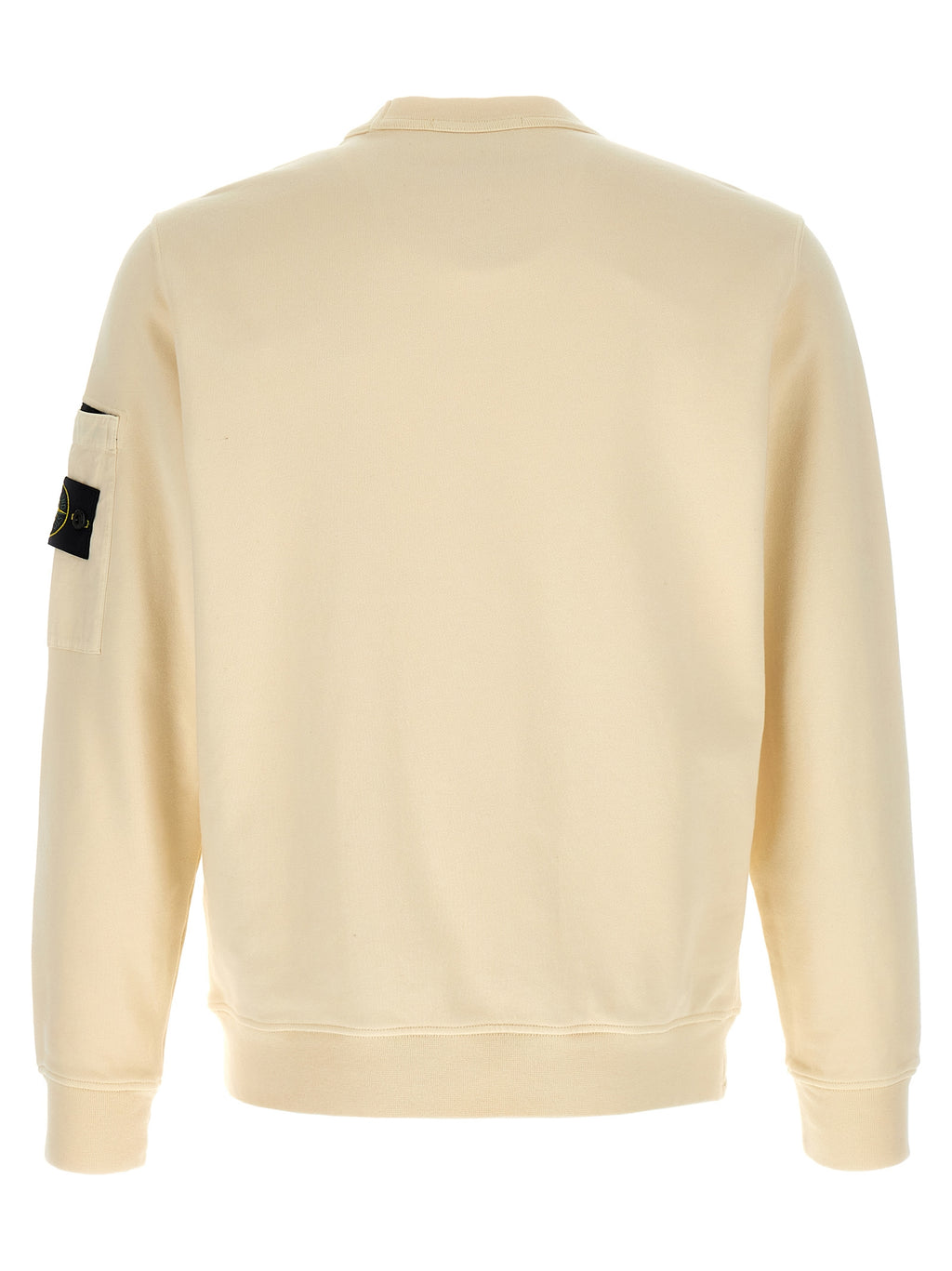 Stone Island Beige Cotton Sweatshirt Stone Island
