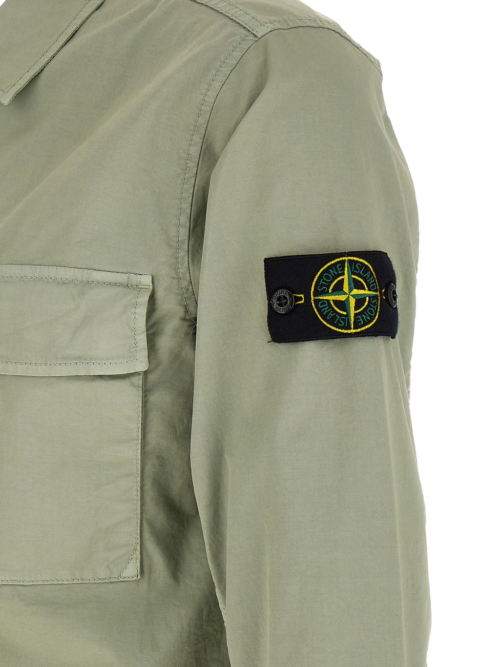 Stone Island Bicolor Cotton Blouse Stone Island