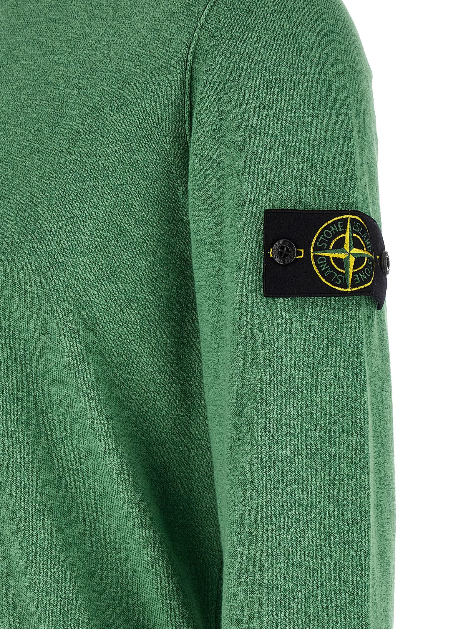 Stone Island Bicolor Cotton Cardigan Stone Island